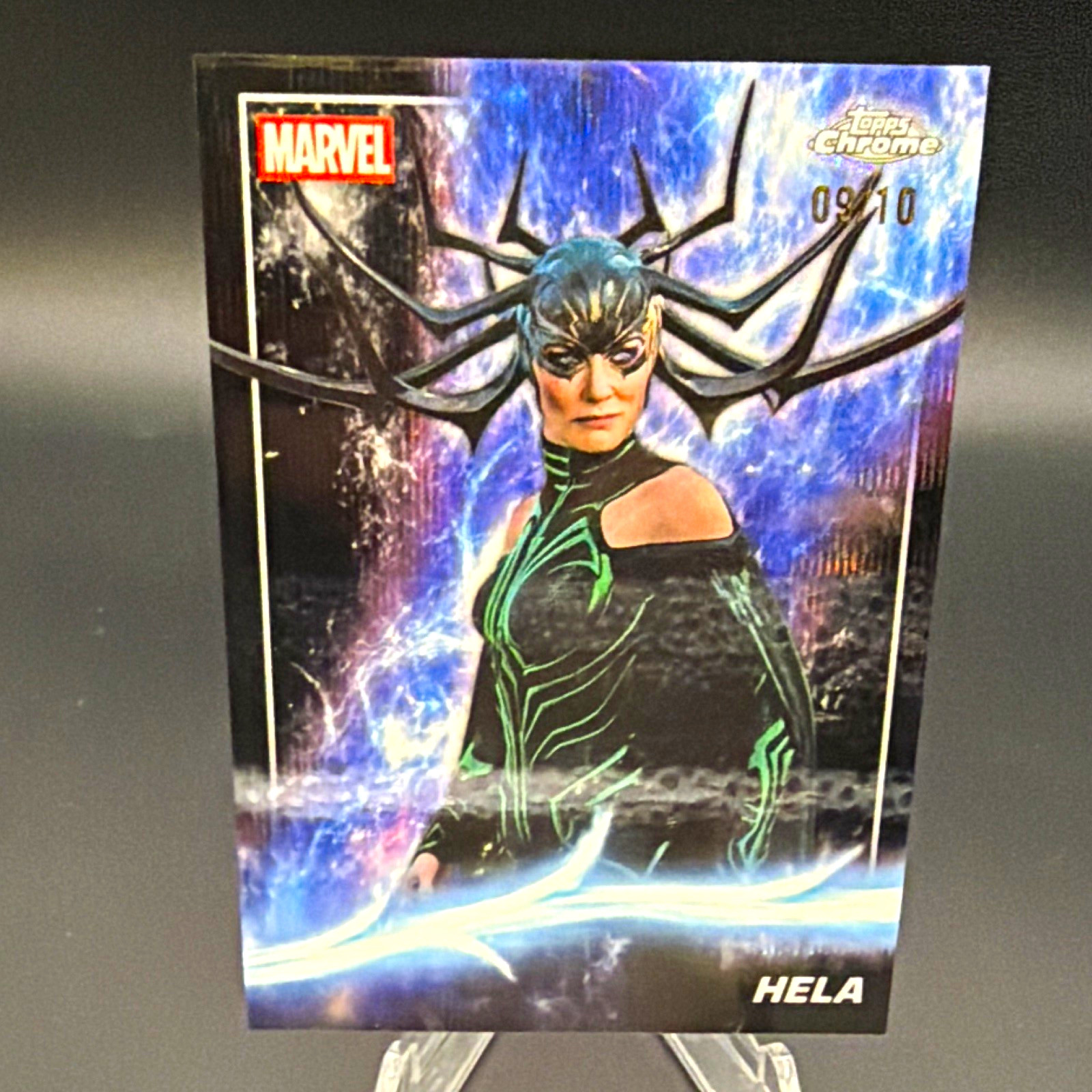 Topps 2025 Marvel Topps Chrome Phase Three Hela #76 Thor: Ragnarok /10
