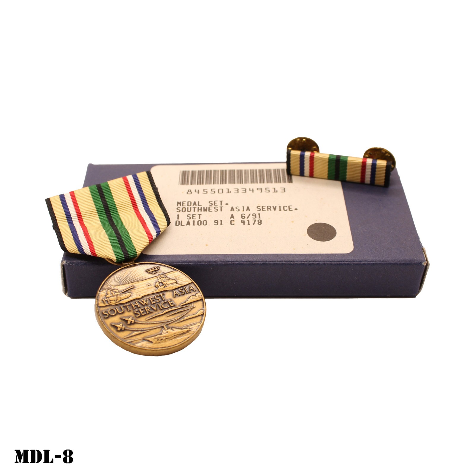 Full Size Medal ~ Southwest Asia Service Medal Set ~ Original 1991 ~ NEW in Box Full Size Medal ~ Southwest Asia Service Medal Set ~ Original 1991 ~ NEW in Box