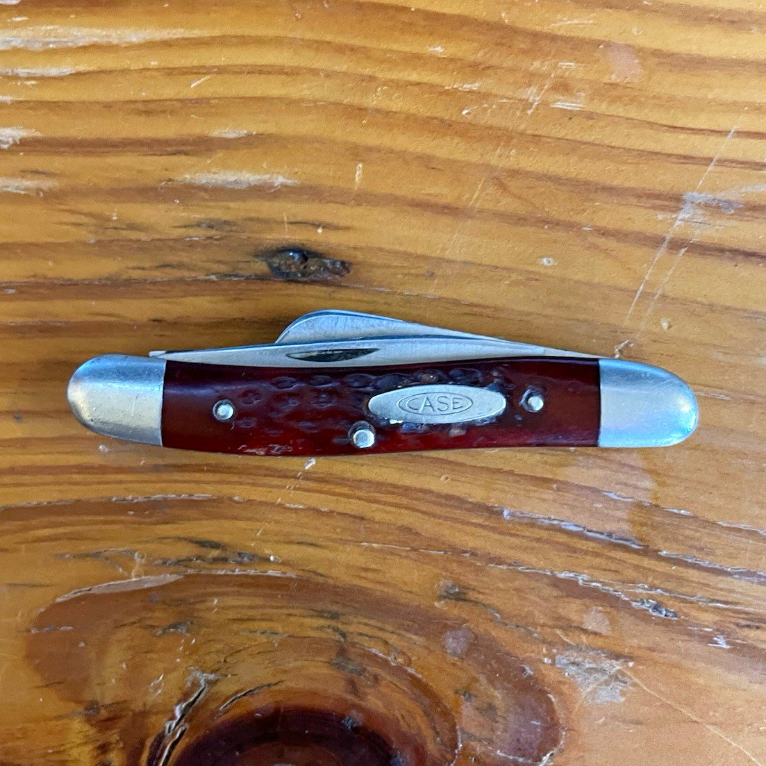 Case XX 6318 HP 2-Blade Slipjoint Pocketknife Stainless, Brown Jigged Bone