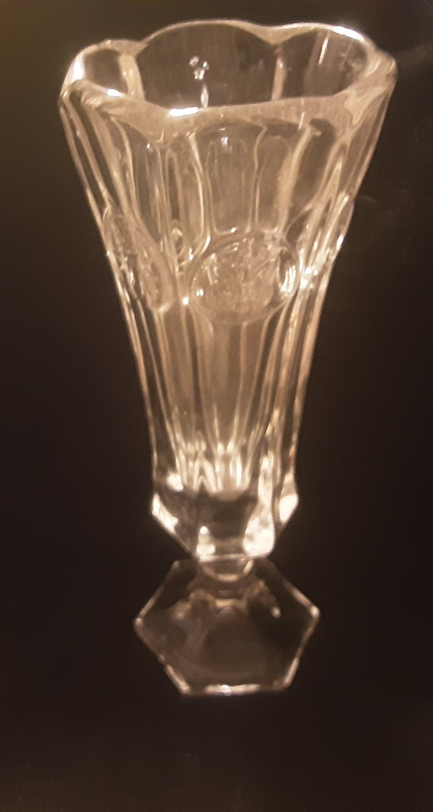Vintage Fostoria Coin Glass Clear 8 Vintage Fostoria Coin Glass Clear 8