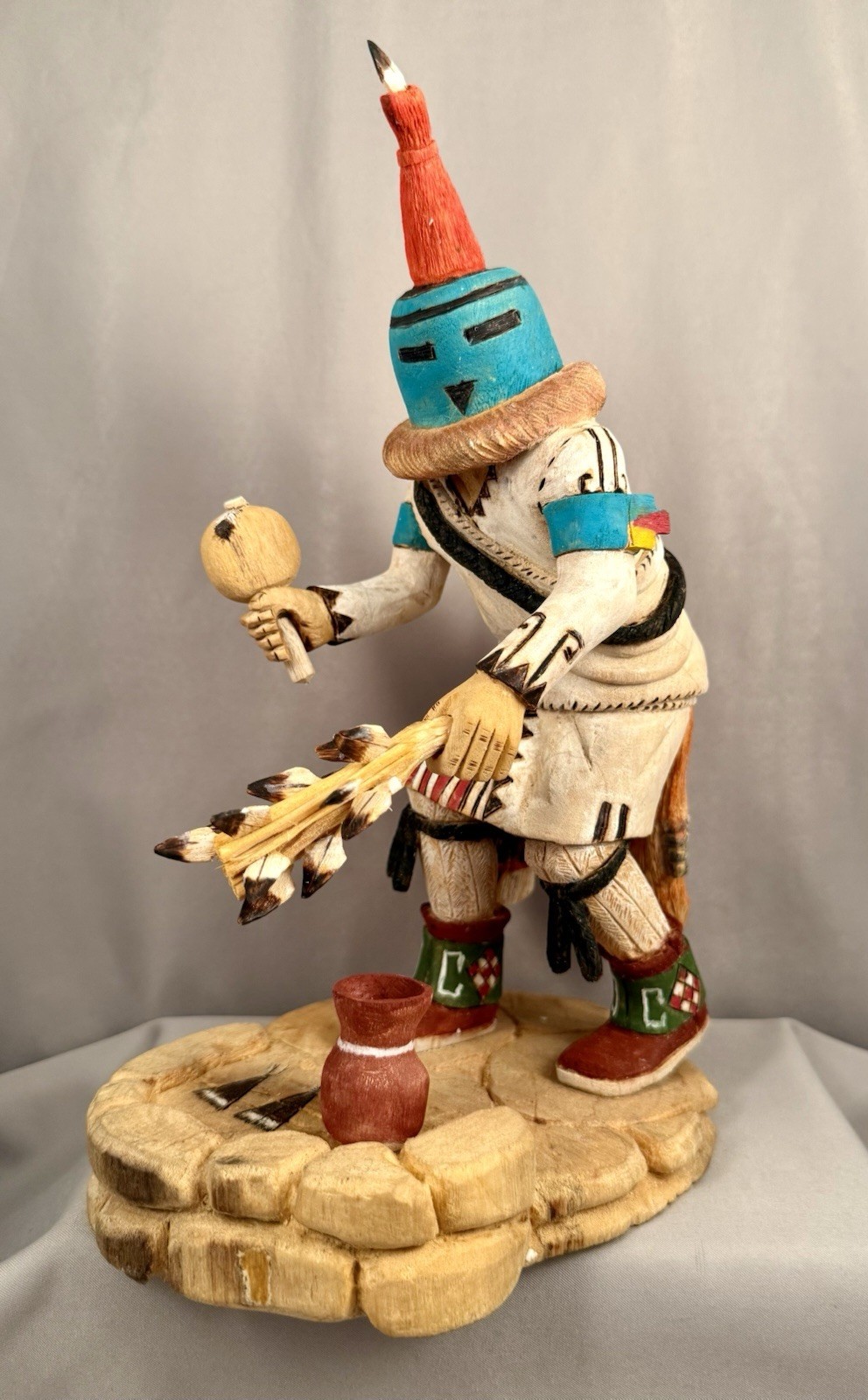 Hopi Soyal Kachina by Henry Naha Hopi Soyal Kachina by Henry Naha