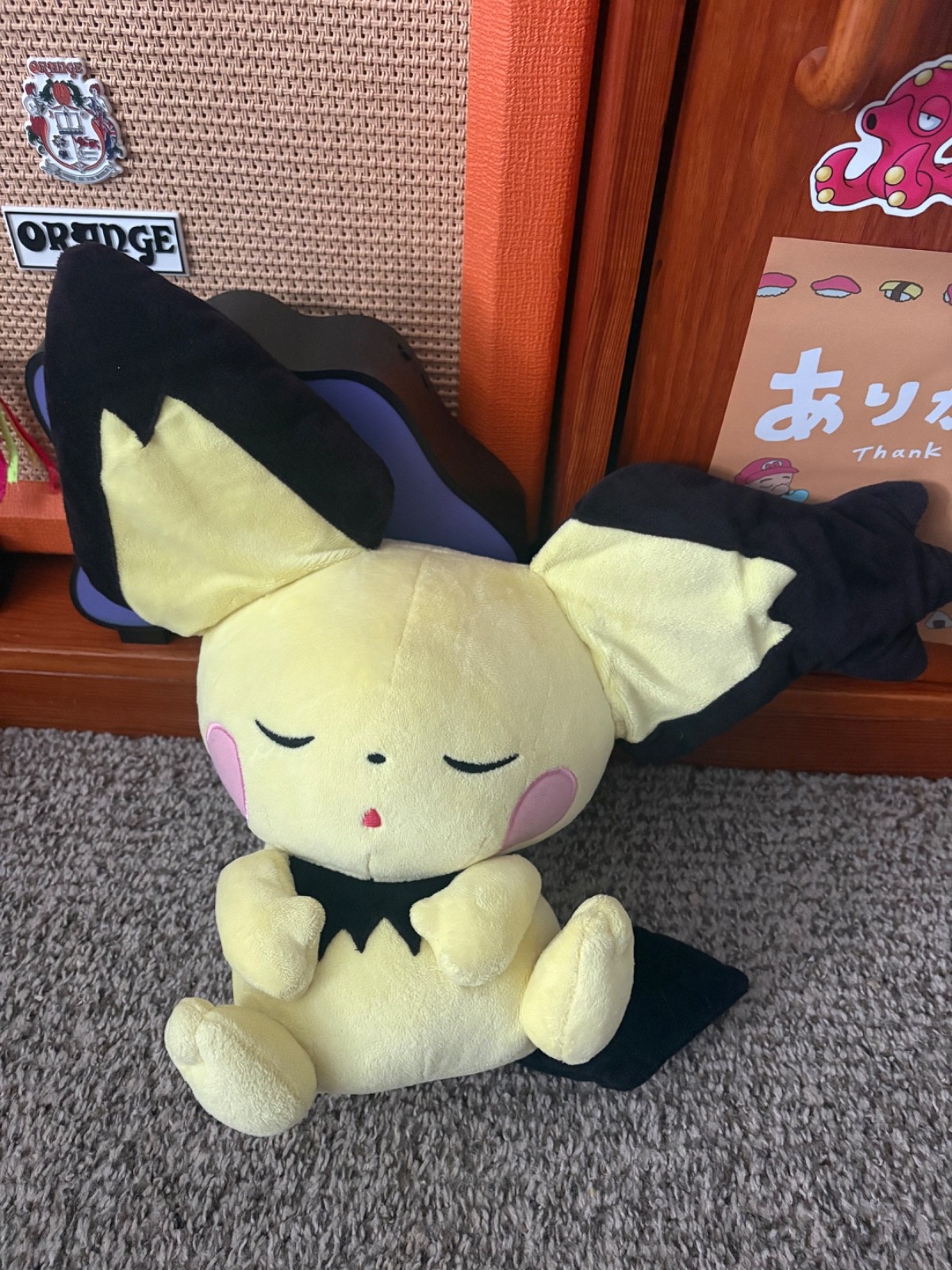 Pokémon Spiky Eared Pichu Pokedoll Collectible Plush Pokemon Center from Japan