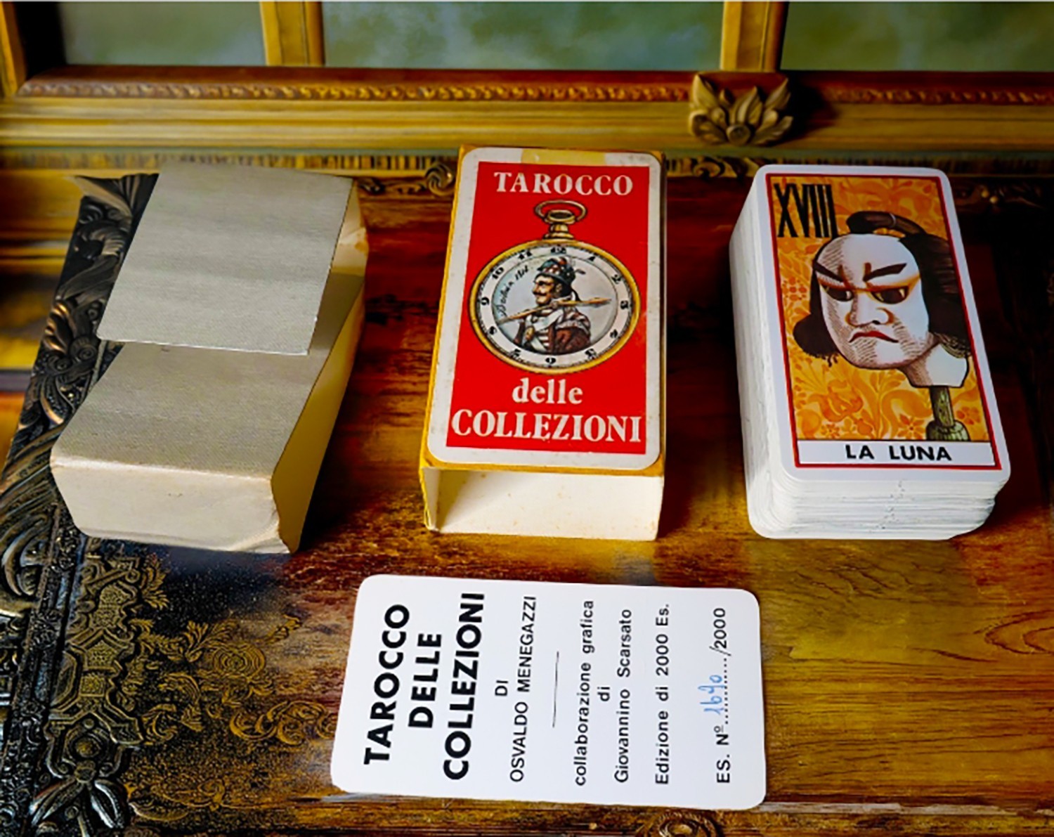 Tarocco delle Collezioni Il Meneghello 1640/2000 Tarot Deck 1979 Italy Menegazzi