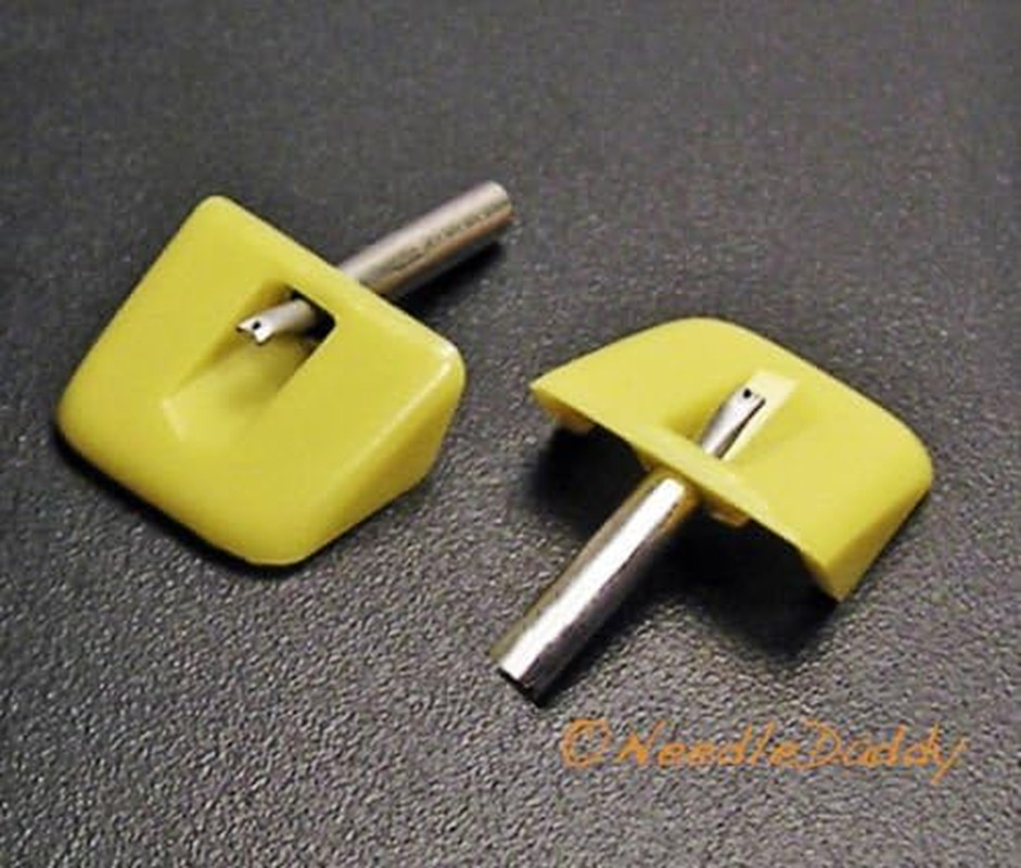 JUKEBOX NEEDLE PAIR for Seeburg SHOWCASE-YELLOW 728-D7/PR