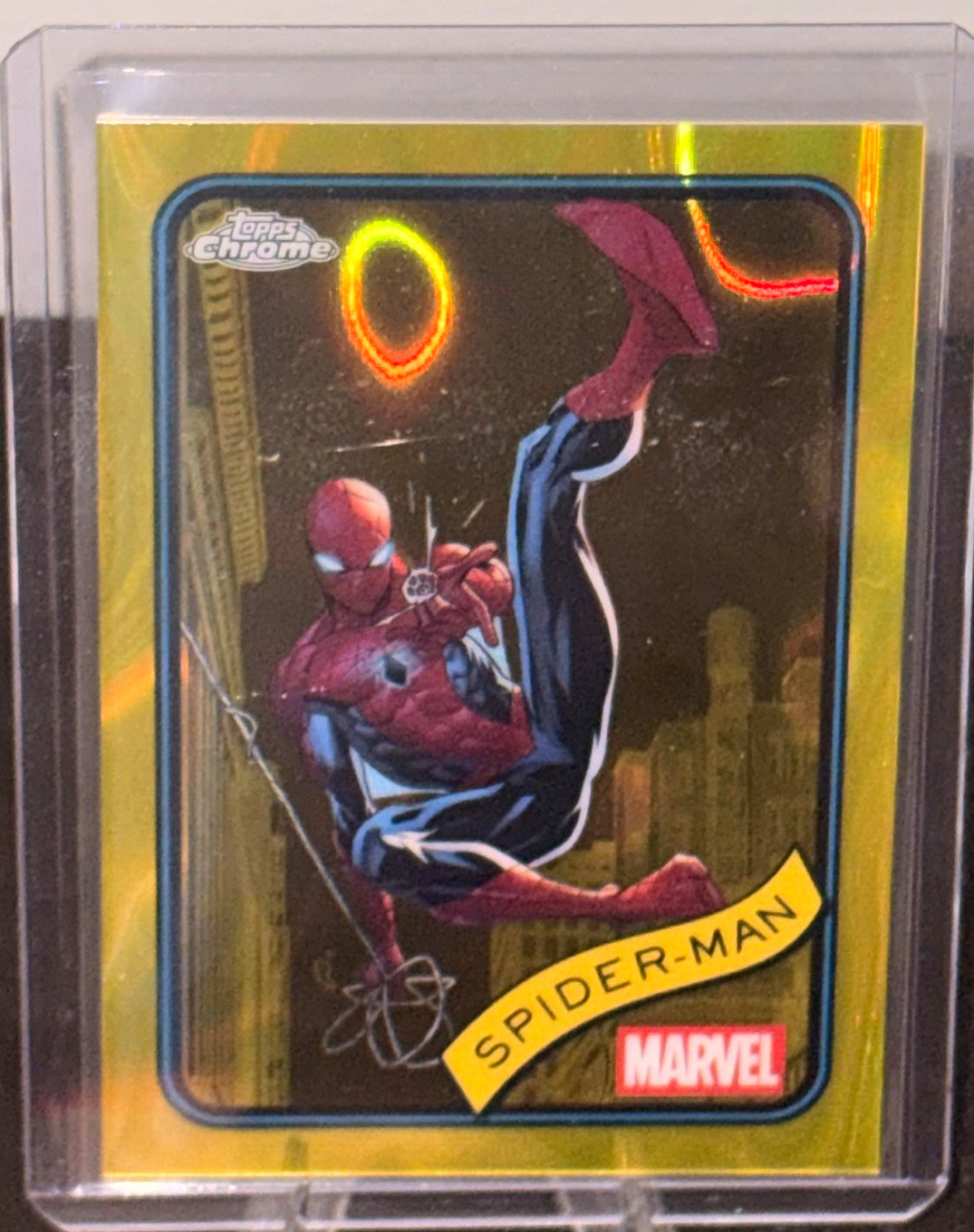 Topps Chrome 2025 Marvel Spider-Man #101 Gold