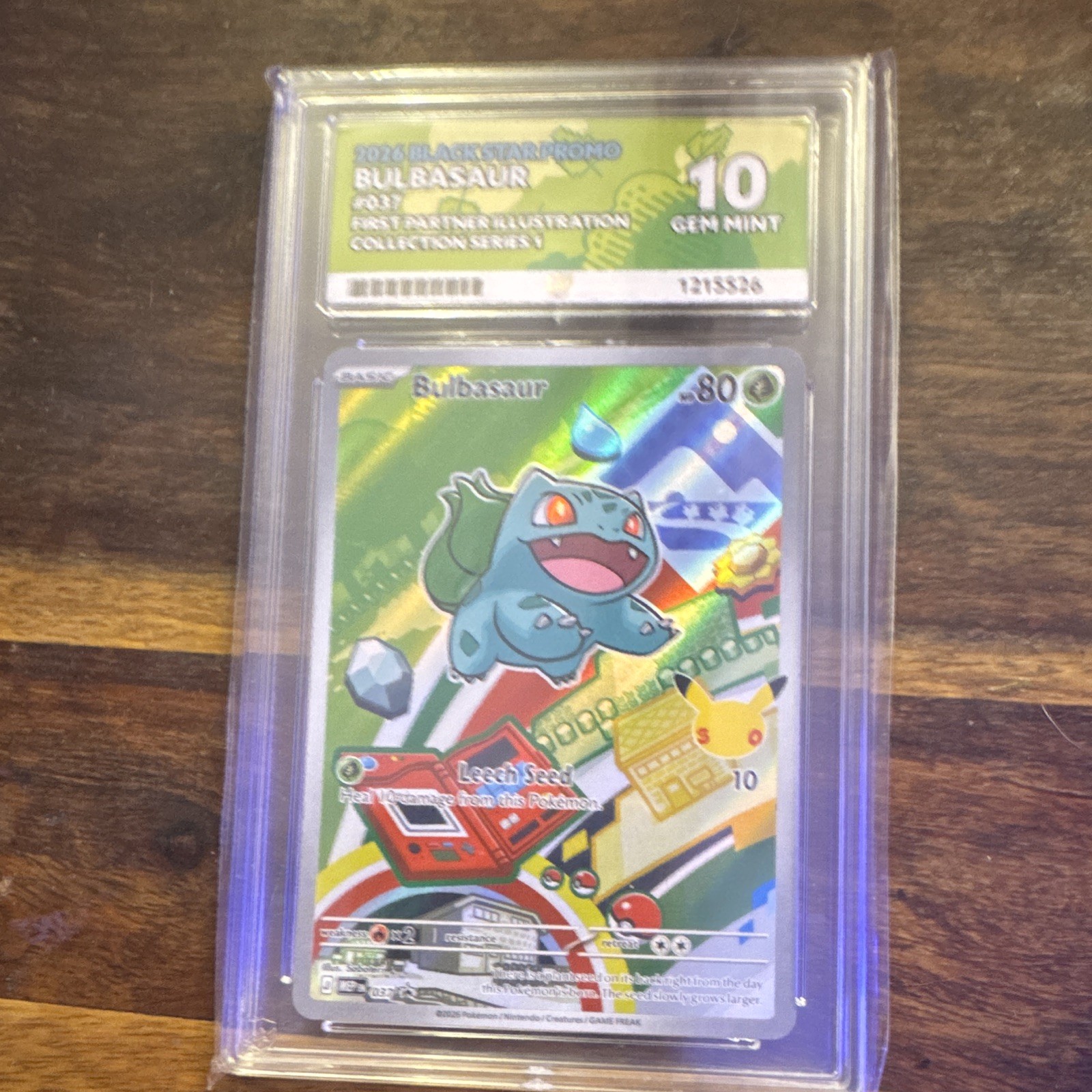 The Pokémon Company Bulbasaur Black Star Promo 047 2026 Holo Promo (English)