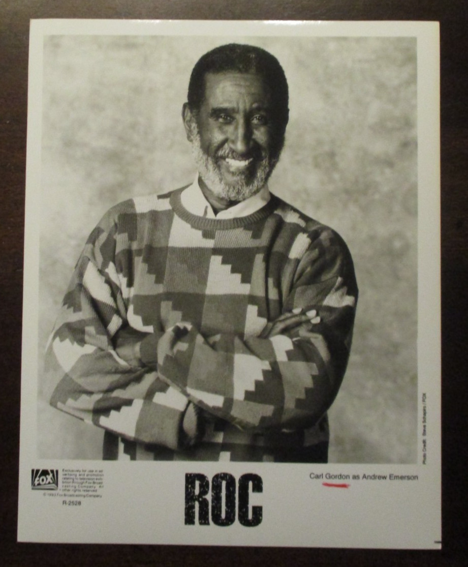 PRESS PROMO PHOTO 1993 FOX TV SHOW ROC STARRING CARL GORDON B&W 8X10 Y497