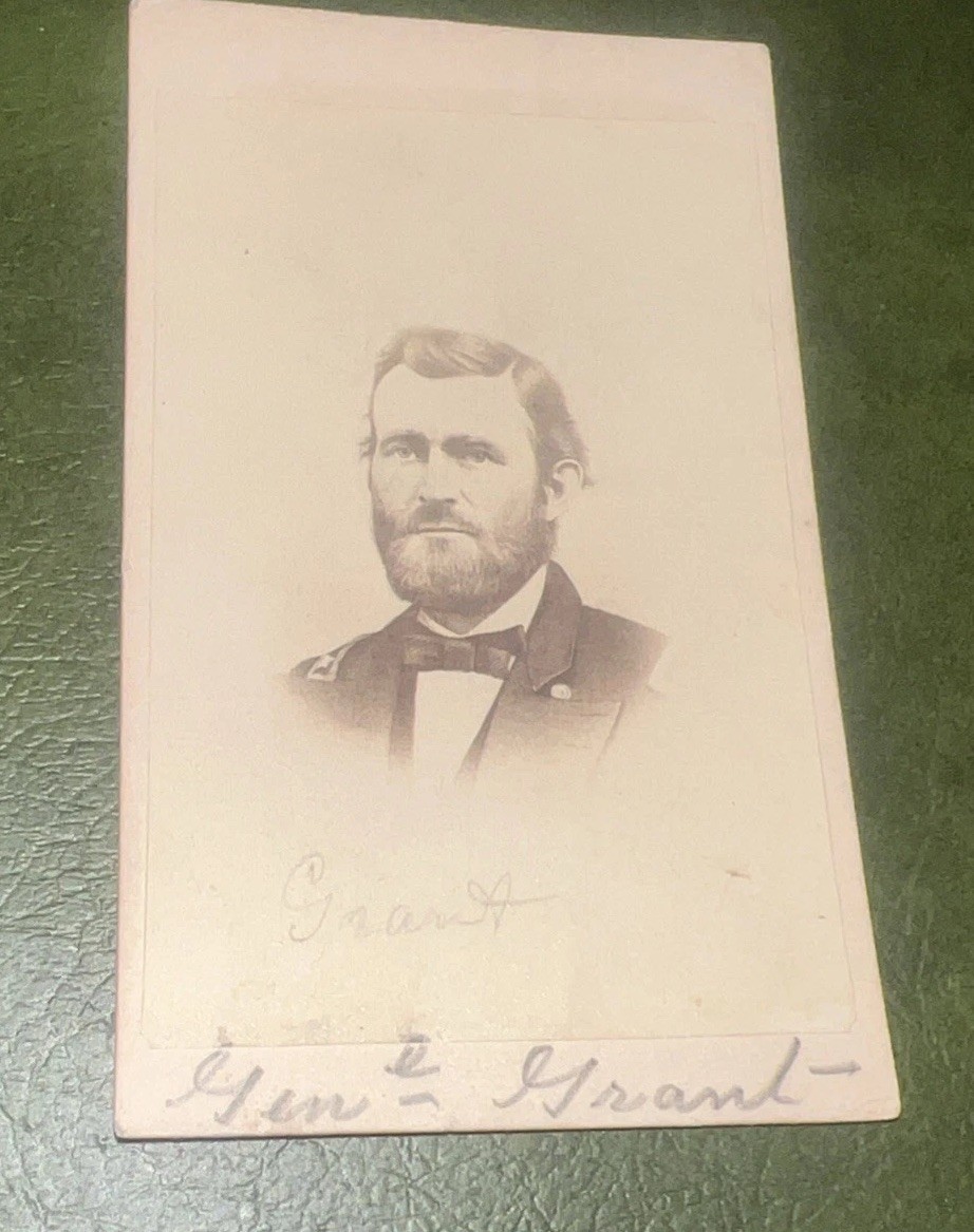 Carte de Visite of General Ulysses S Grant Carte de Visite of General Ulysses S Grant
