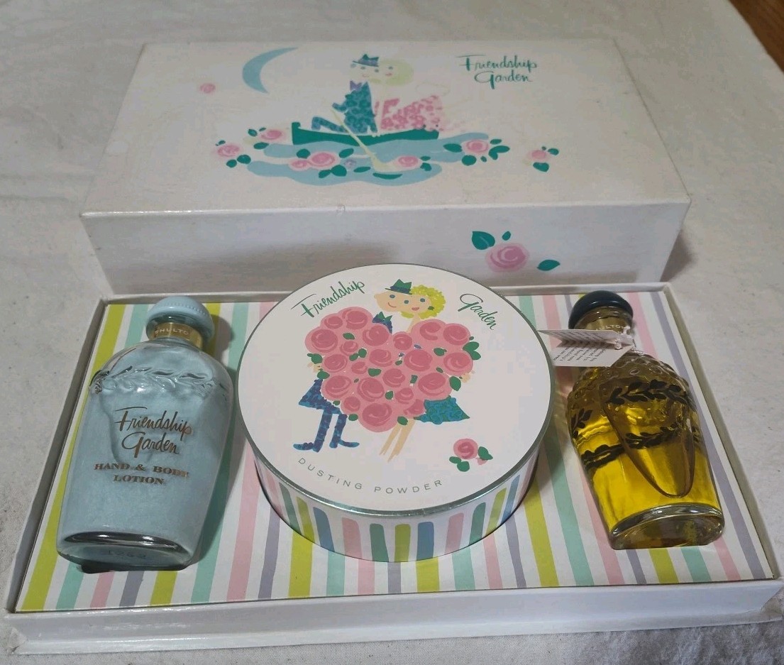 Vintage Friendship Garden Bath Set D22 Vintage Friendship Garden Bath Set D22
