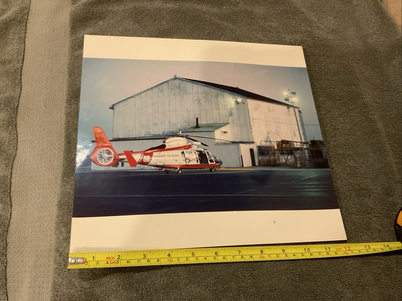 Aerospatiale HH-65A Dolphin/Coast Guard Helicopter Model 6540 12x11 Photo Aerospatiale HH-65A Dolphin/Coast Guard Helicopter Model 6540 12x11 Photo