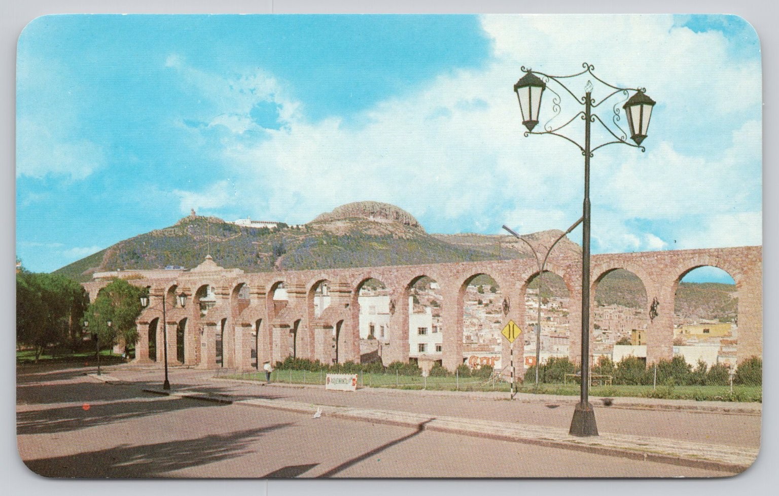 Vintage Aqueduct Zacatecas Mexico Postcard VISTCOLOR Impresos Permacolor Vintage Aqueduct Zacatecas Mexico Postcard VISTCOLOR Impresos Permacolor