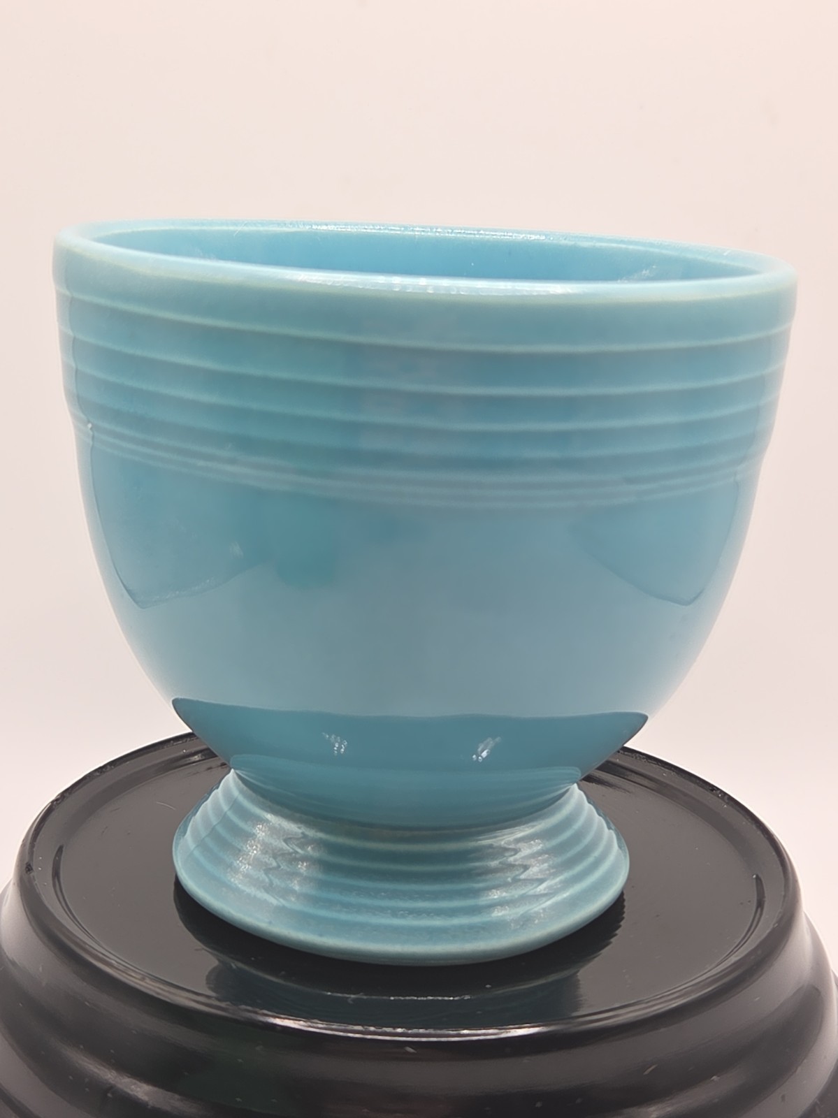 Vintage Egg Cup Turquoise Pristine Gorgeous NEW Near Perfect Never Used