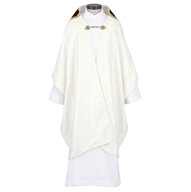 Veneto Collection Humeral Veil-Avignon Jacquard gold Lace Trim Church Apparel