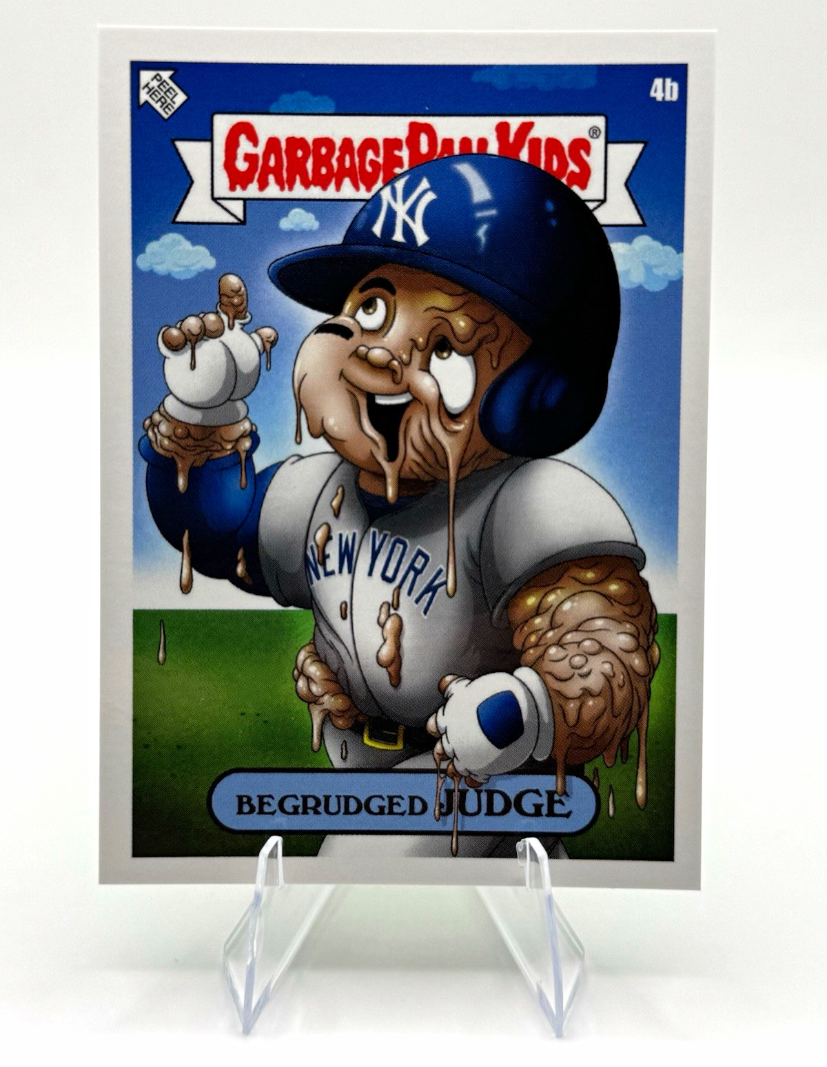 Topps 2022 Garbage Pail Kids x Alex Pardee 4b Begrudged Judge Aaron Judge Topps 2022 Garbage Pail Kids x Alex Pardee 4b Begrudged Judge Aaron Judge