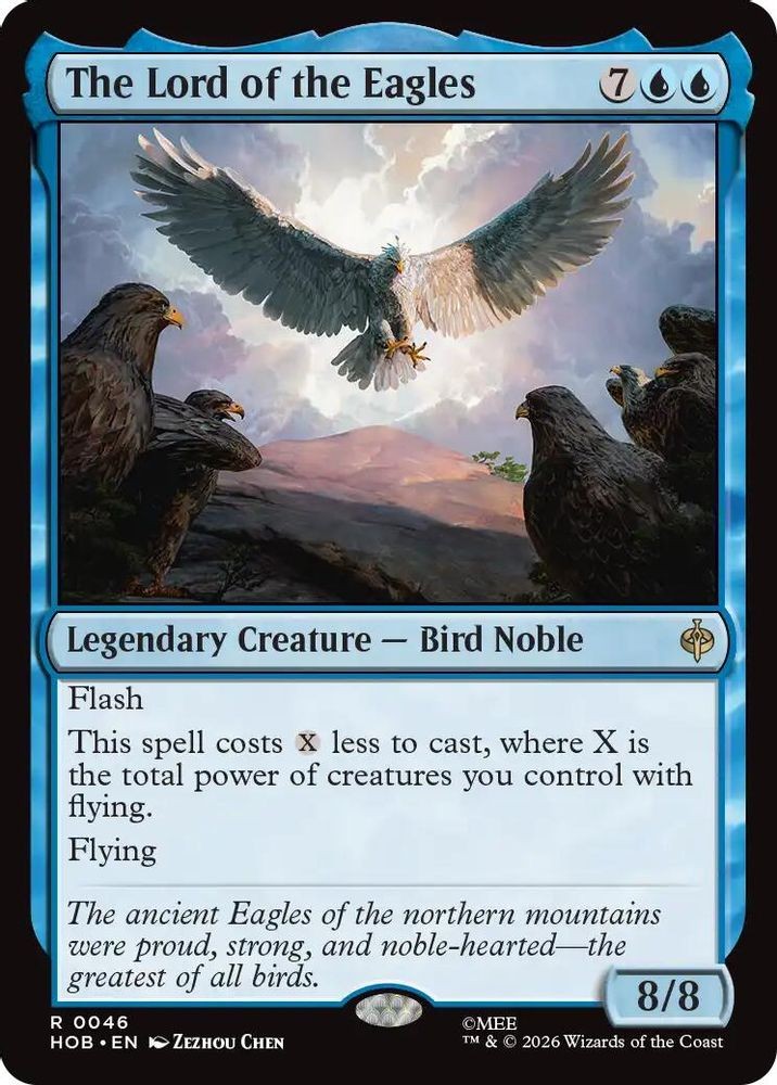 The Lord of the Eagles 46 Rare The Hobbit Magic: The Gathering Near Mint