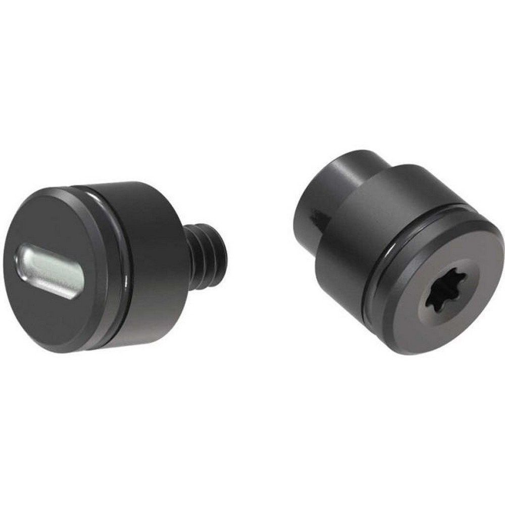 Flytanium Bugout White Tritium Black Finish Titanium Thumbstud Kit - FLY-1193BW
