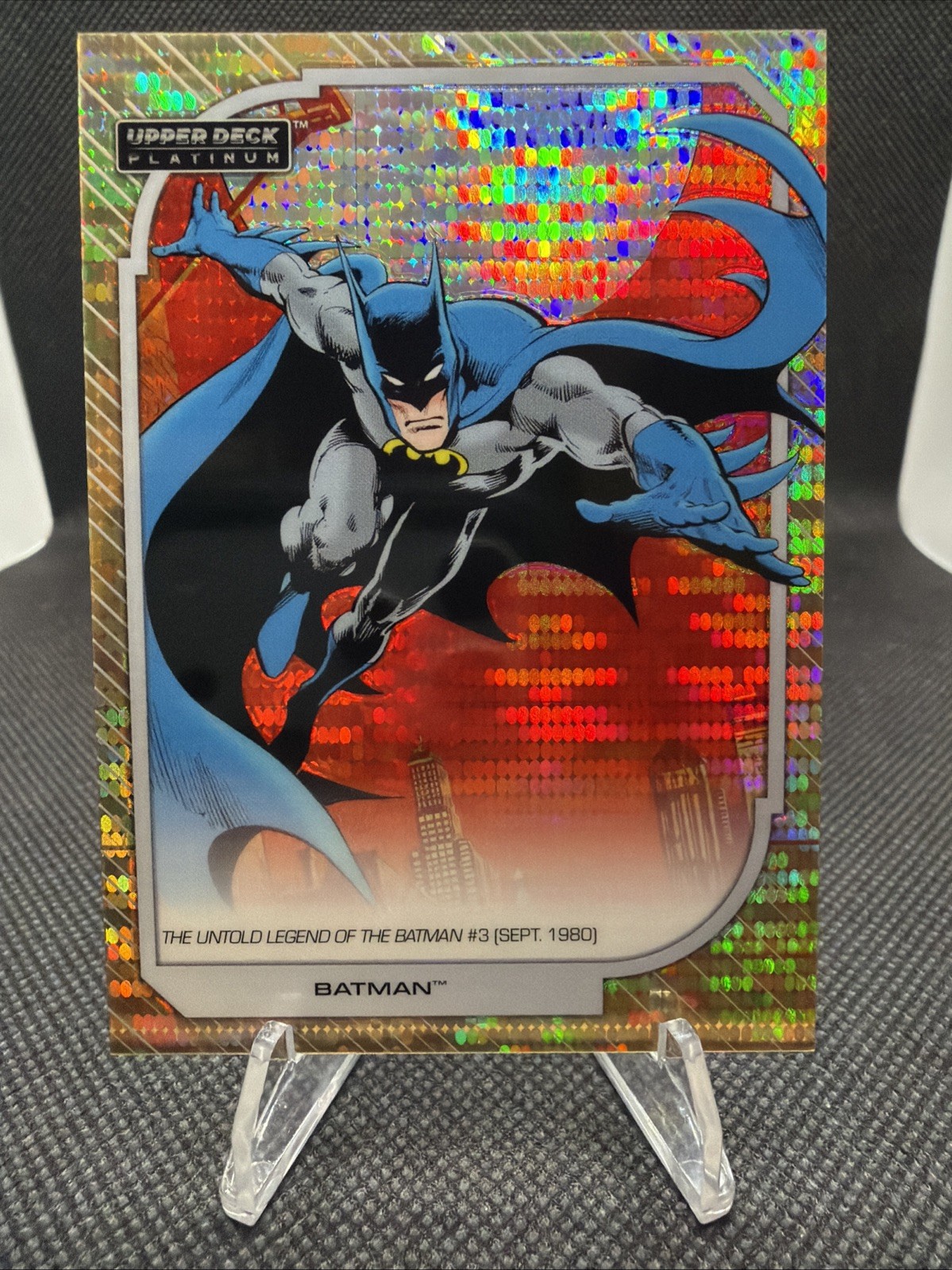 Batman Seismic Gold /10 2026 Upper Deck Platinum - HUGE CASE HIT Batman Seismic Gold /10 2026 Upper Deck Platinum - HUGE CASE HIT