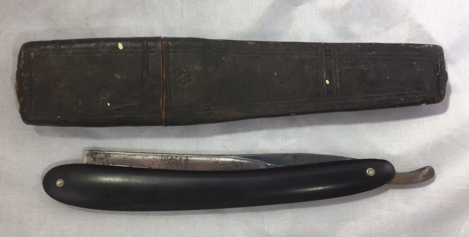 Antique Vulcan Straight Razor Germany World\'s Columbian Exposition 1893 B6