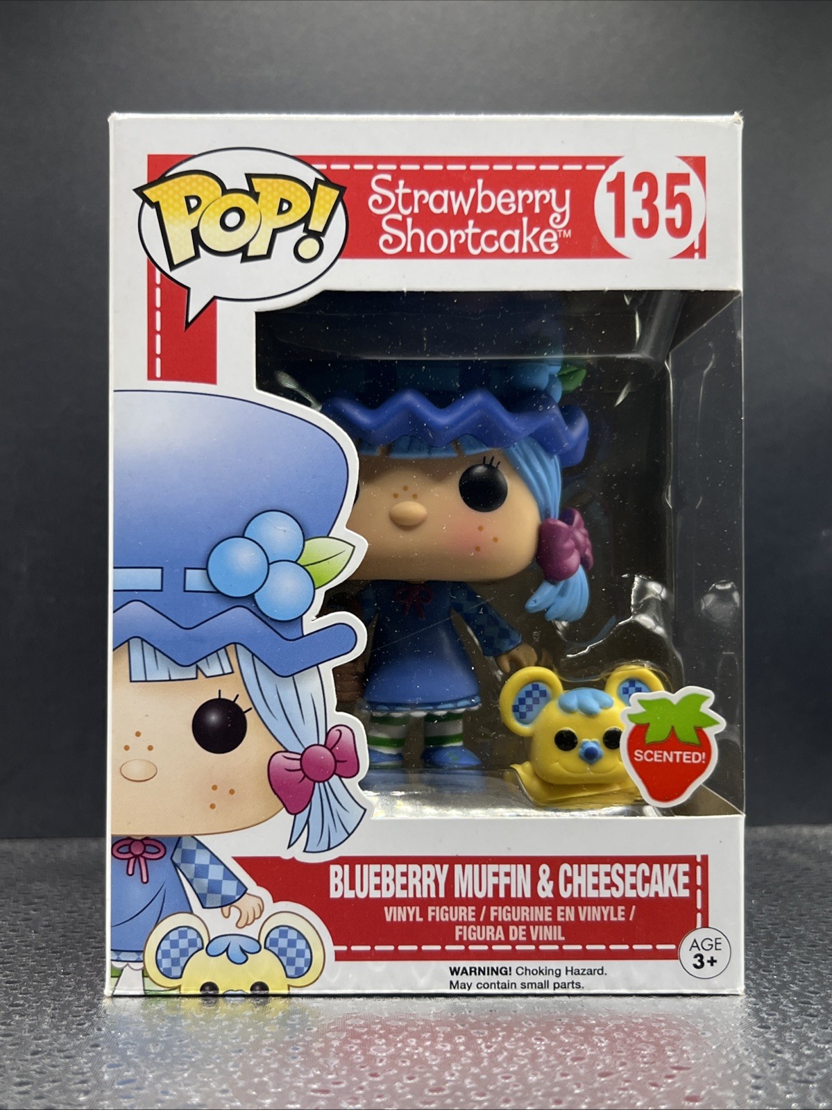 Funko Pop Strawberry Shortcake Blueberry Muffin & Cheesecake Scented #135 Funko Pop Strawberry Shortcake Blueberry Muffin & Cheesecake Scented #135
