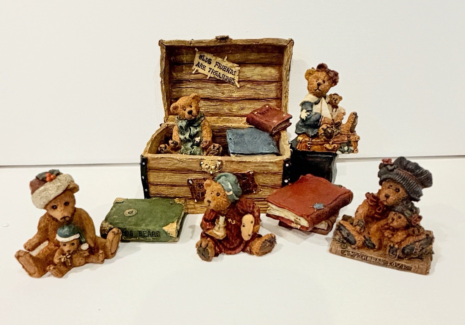 Boyds Bears Bailey's Ol' Trunk With A Mother's Love #02003-71 Complete w/ Box