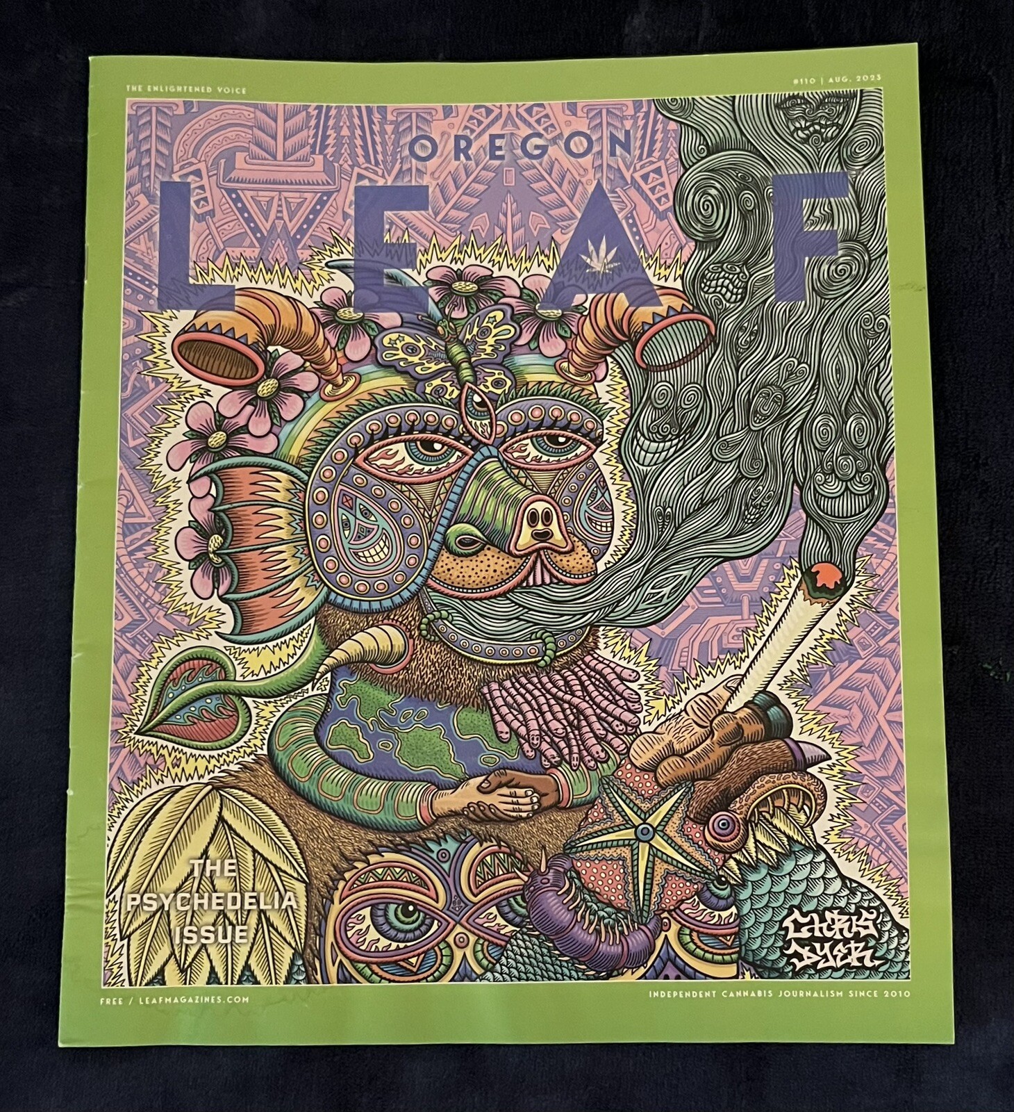 Aug 2023 Oregon Leaf Magazine #110 The Psychedelia Issue - Oregon Marijuana Mag Aug 2023 Oregon Leaf Magazine #110 The Psychedelia Issue - Oregon Marijuana Mag