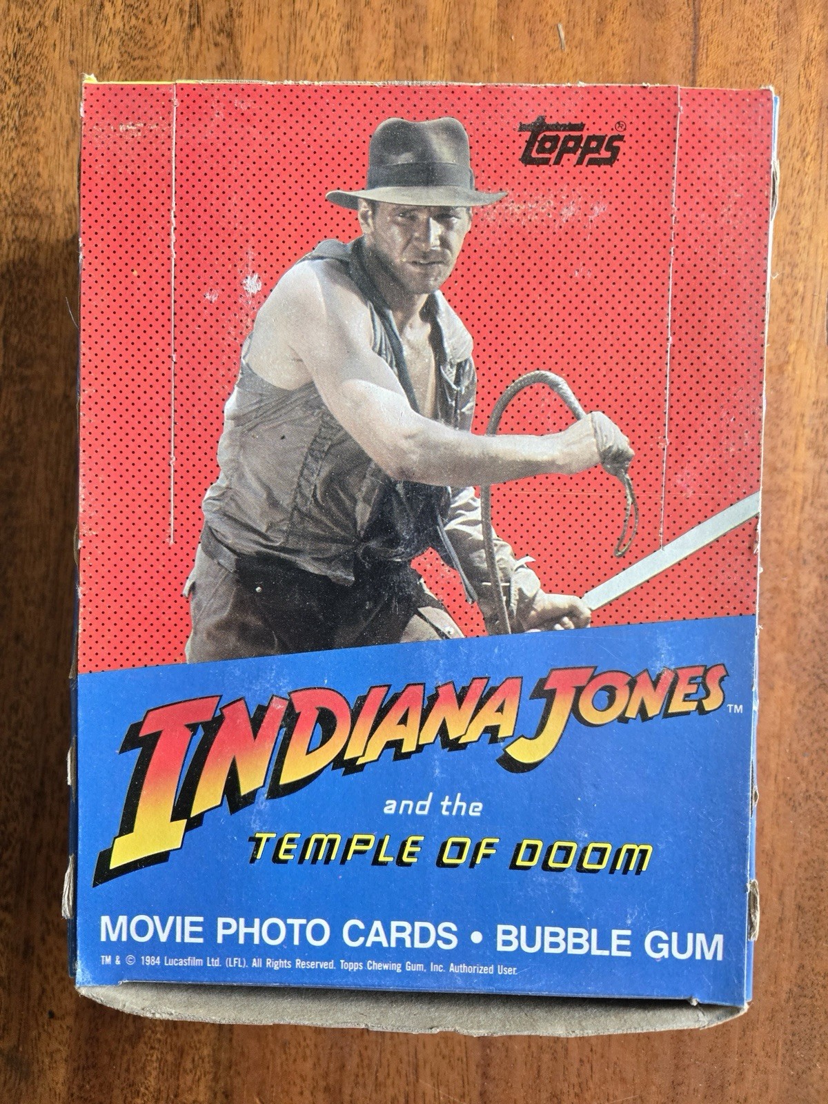 1984 Topps Indiana Jones The Temple of Doom 36 Packs Unopened Movie Photo Cards 1984 Topps Indiana Jones The Temple of Doom 36 Packs Unopened Movie Photo Cards