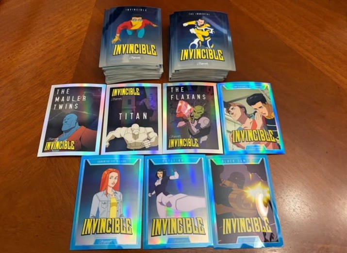 Invincible Trading Cards Bulk lot 63 cards : Amazon Prime Show Invincible Cards Invincible Trading Cards Bulk lot 63 cards : Amazon Prime Show Invincible Cards