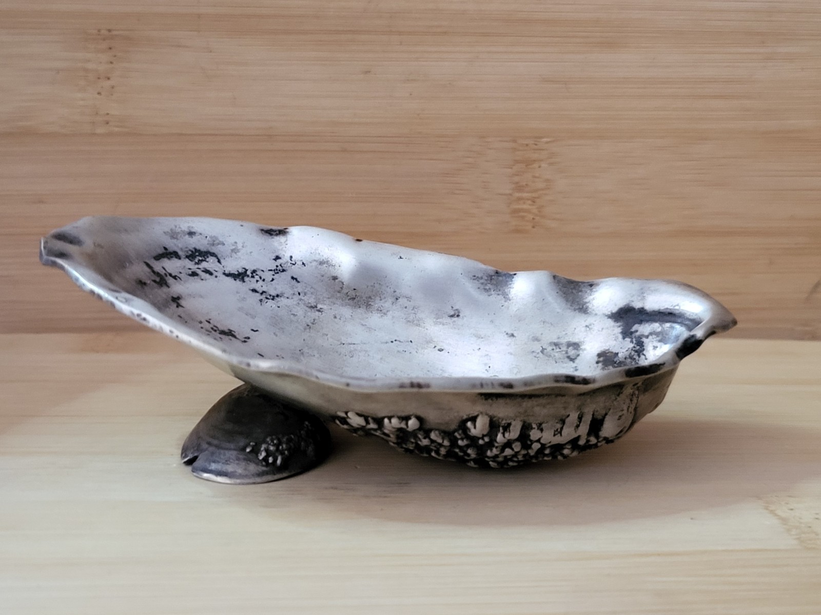 Gorham \'Narragansett\' Sterling Silver Narragansett Oyster Almond Dish Shell Dish