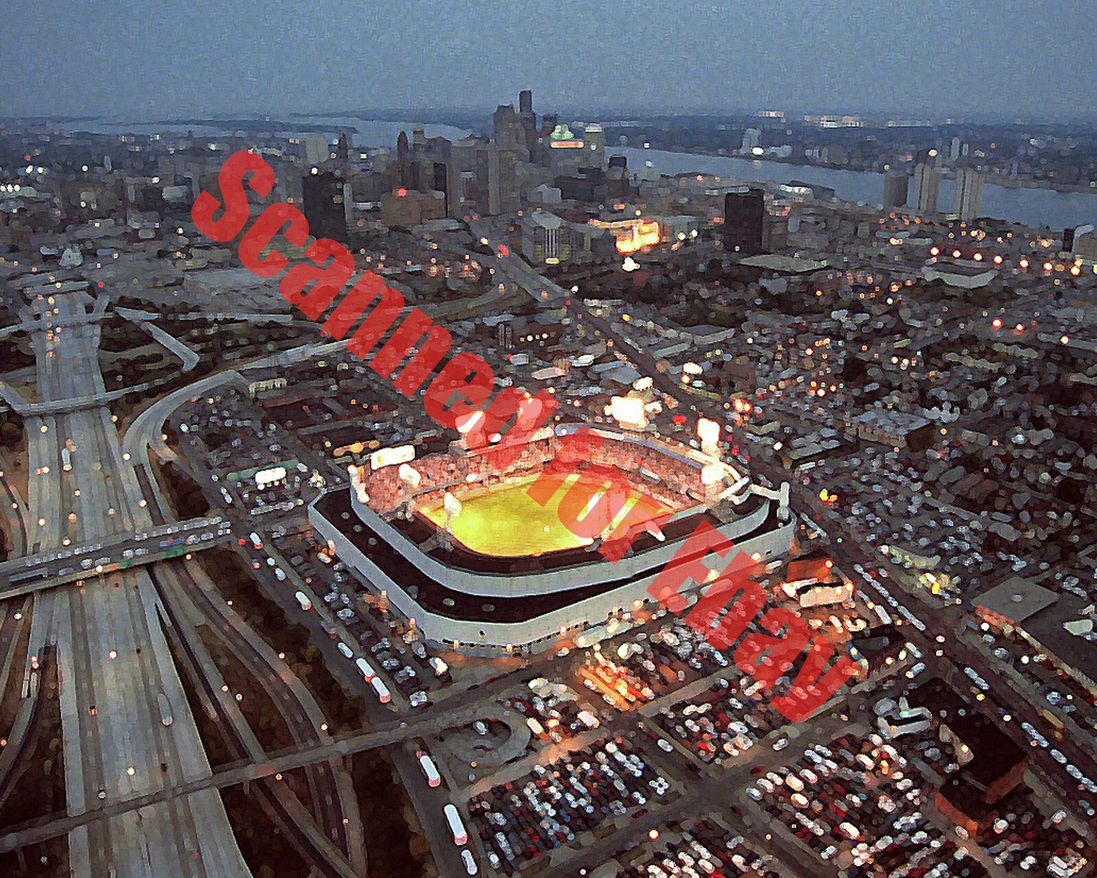 Circa 1999 Detroit Tigers Baseball Last Game Stadium Trumbull Art 8x10 Photo Circa 1999 Detroit Tigers Baseball Last Game Stadium Trumbull Art 8x10 Photo