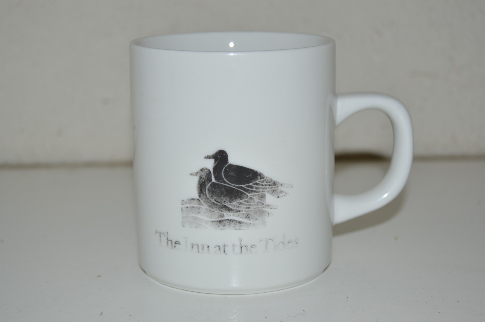 Vintage Bodega Bay The Inn at The TIDES Ceramic Coffee Mug Cup RARE