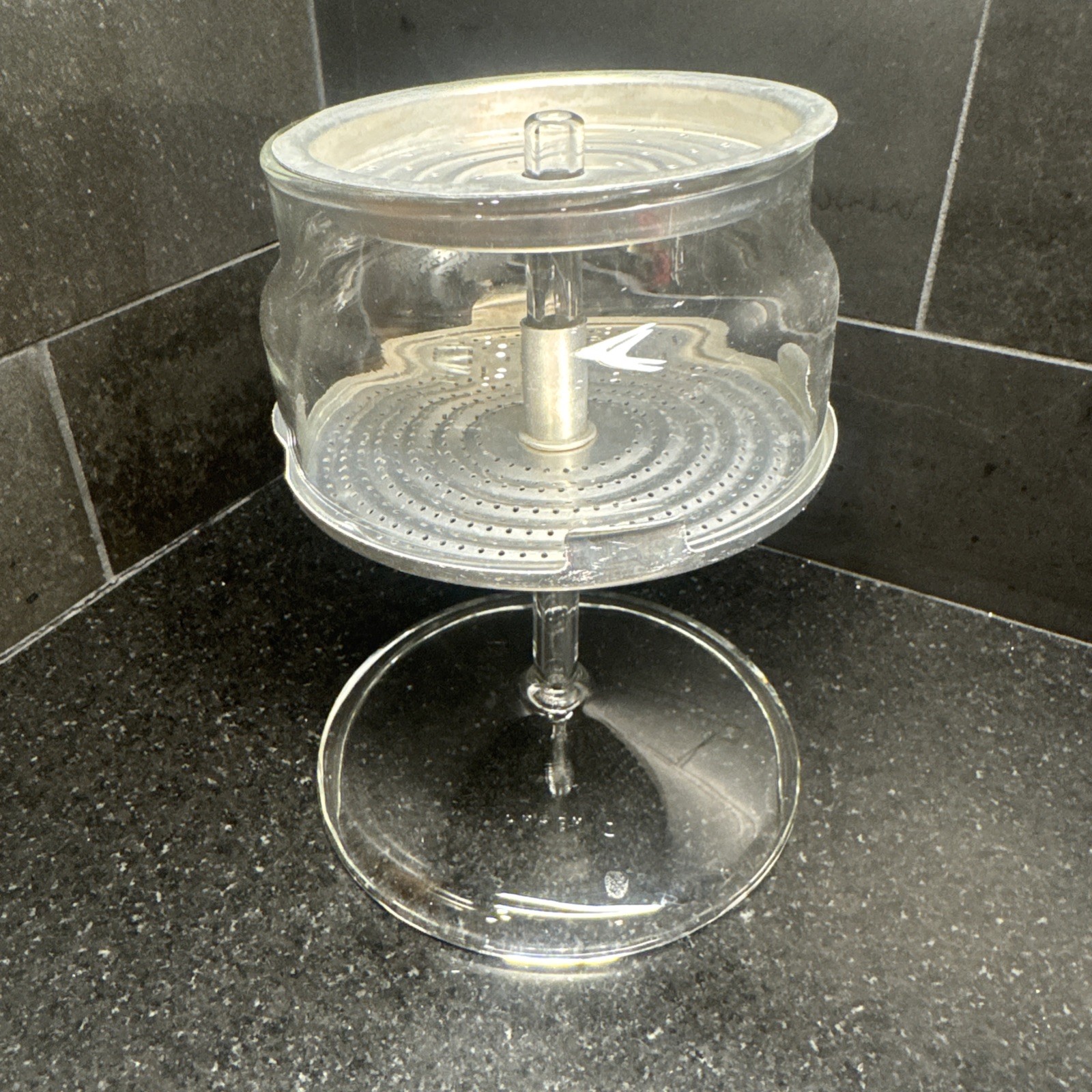 Pyrex Flameware 6 Cup Percolator Replacement Parts Glass Stem, Basket, Strainers Pyrex Flameware 6 Cup Percolator Replacement Parts Glass Stem, Basket, Strainers