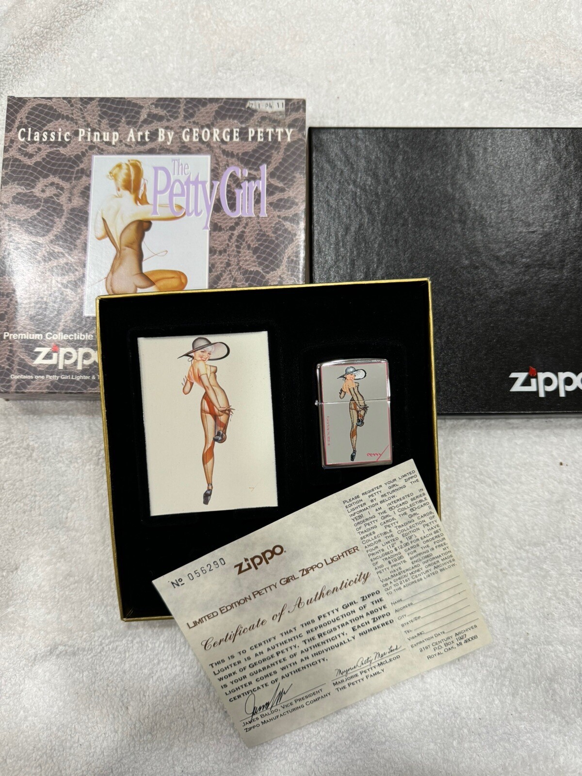 Limited Edition Vintage 1997 Petty PinUp Ballet Shoes Zippo Lighter NEW Limited Edition Vintage 1997 Petty PinUp Ballet Shoes Zippo Lighter NEW