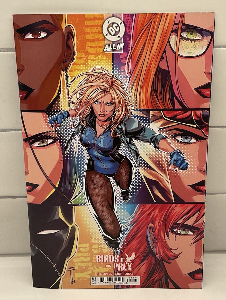 BIRDS OF PREY #15 CVR C SERG ACUNA CARD STOCK VARIANT UNREAD BIRDS OF PREY #15 CVR C SERG ACUNA CARD STOCK VARIANT UNREAD
