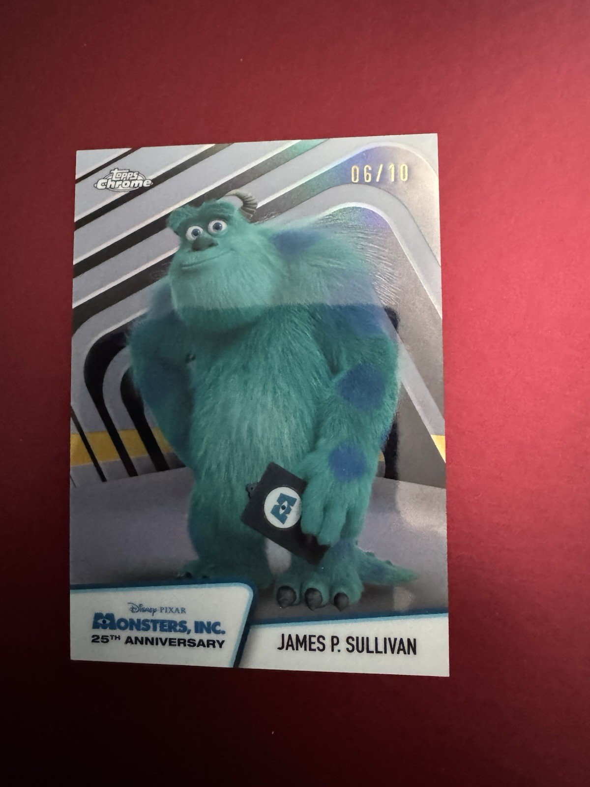 Disney Topps Chrome 2026 Sulley /10 Monsters Inc. 25th Anniversary