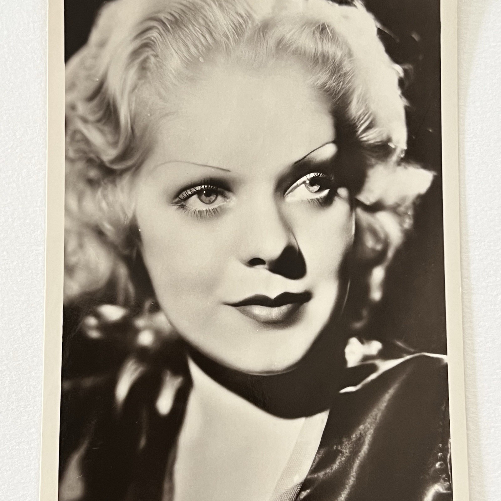 Vintage RPPC Real Photograph Postcard Beautiful Young Woman Actress Alice Faye