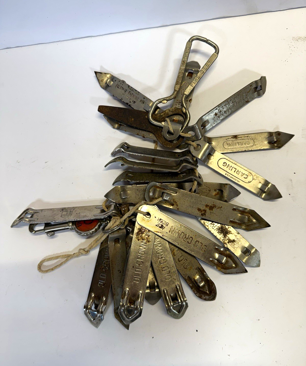 Old Crown Vintage Beer Bottle Opener Keychain Breweriana Metal Opener Old Crown Vintage Beer Bottle Opener Keychain Breweriana Metal Opener