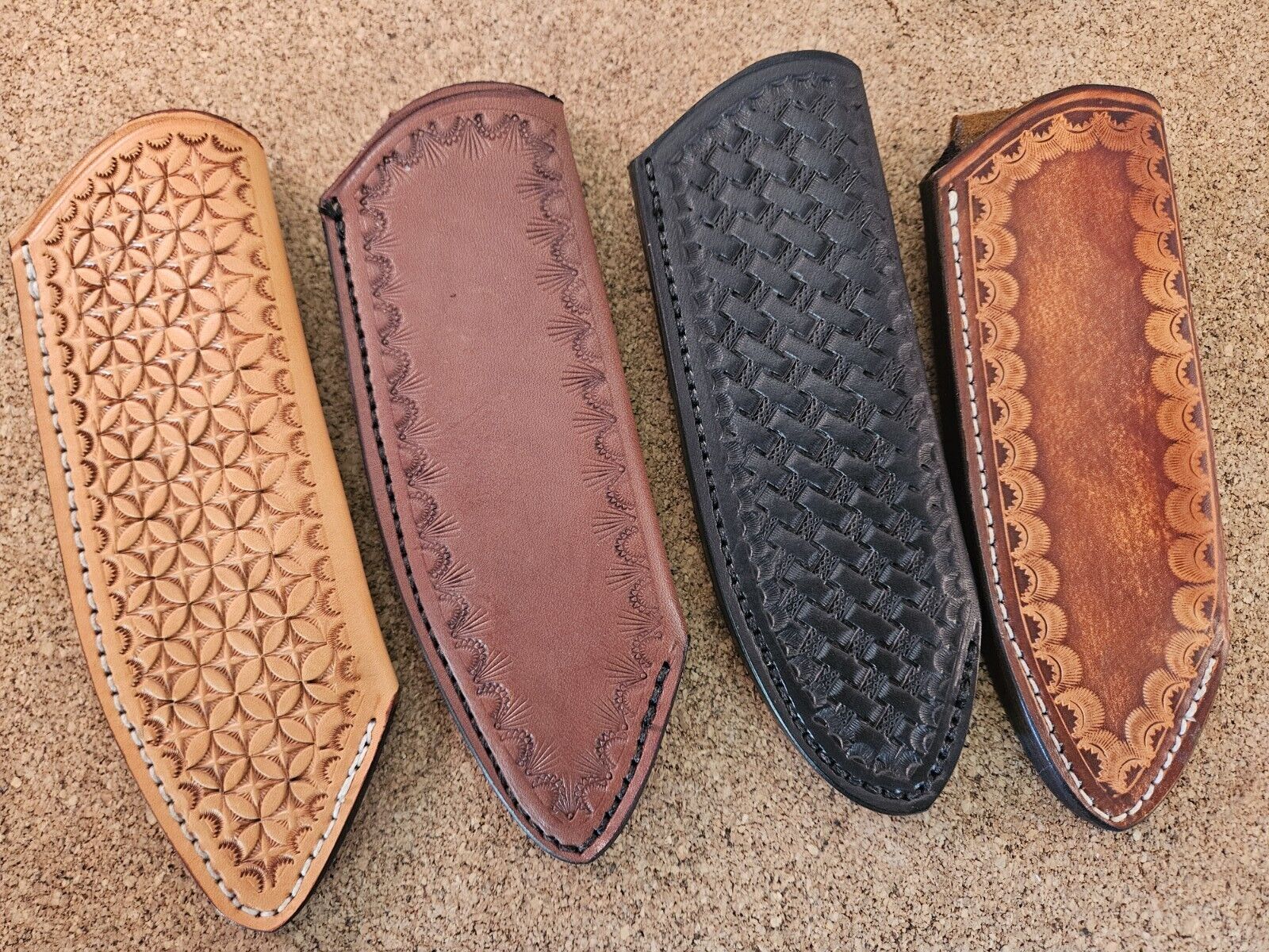Spyderco Mule Team Knife  Leather Sheath Custom Made Options