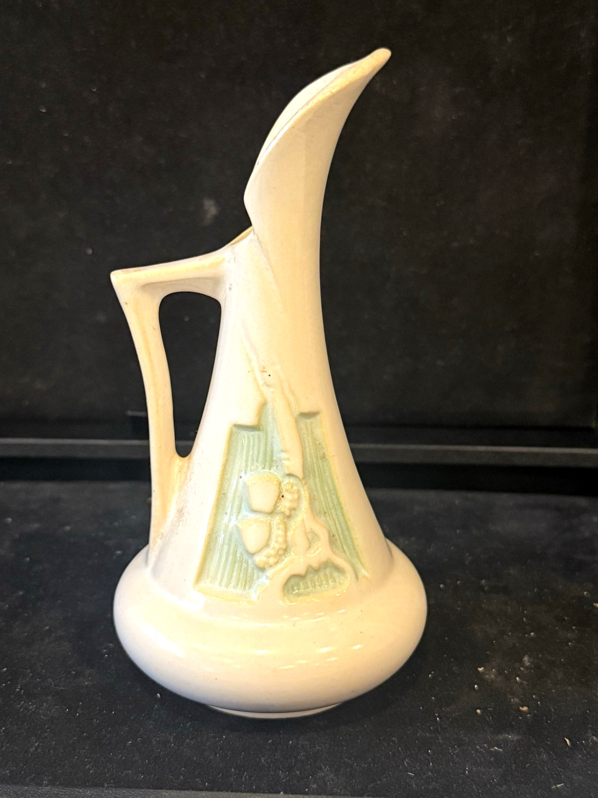 Vintage MCM Roseville Silhouette Ivory Ewer - 716-6 Vintage MCM Roseville Silhouette Ivory Ewer - 716-6