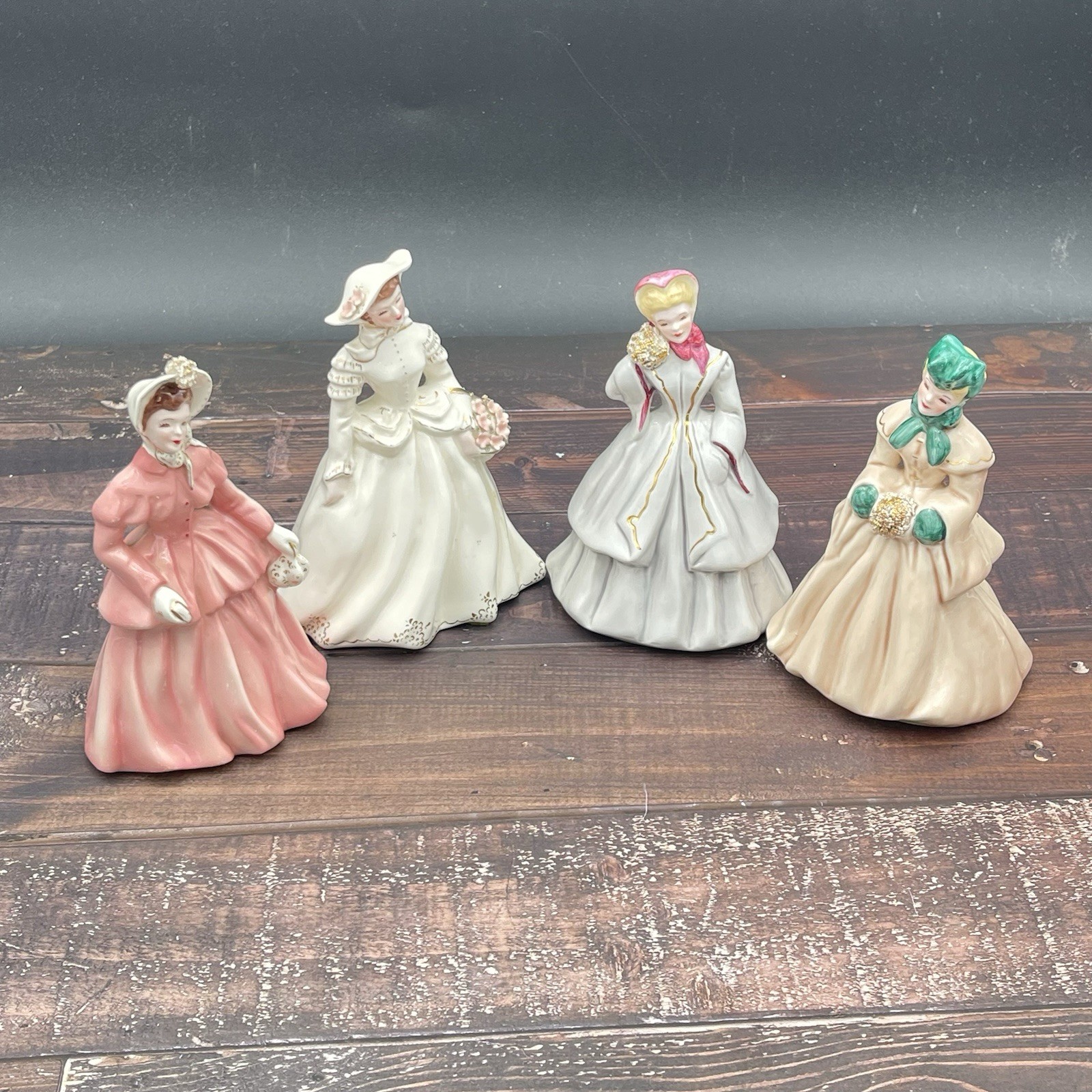 Florence Ceramics Pasadena Lot of 4 Ladies Figurines 6\