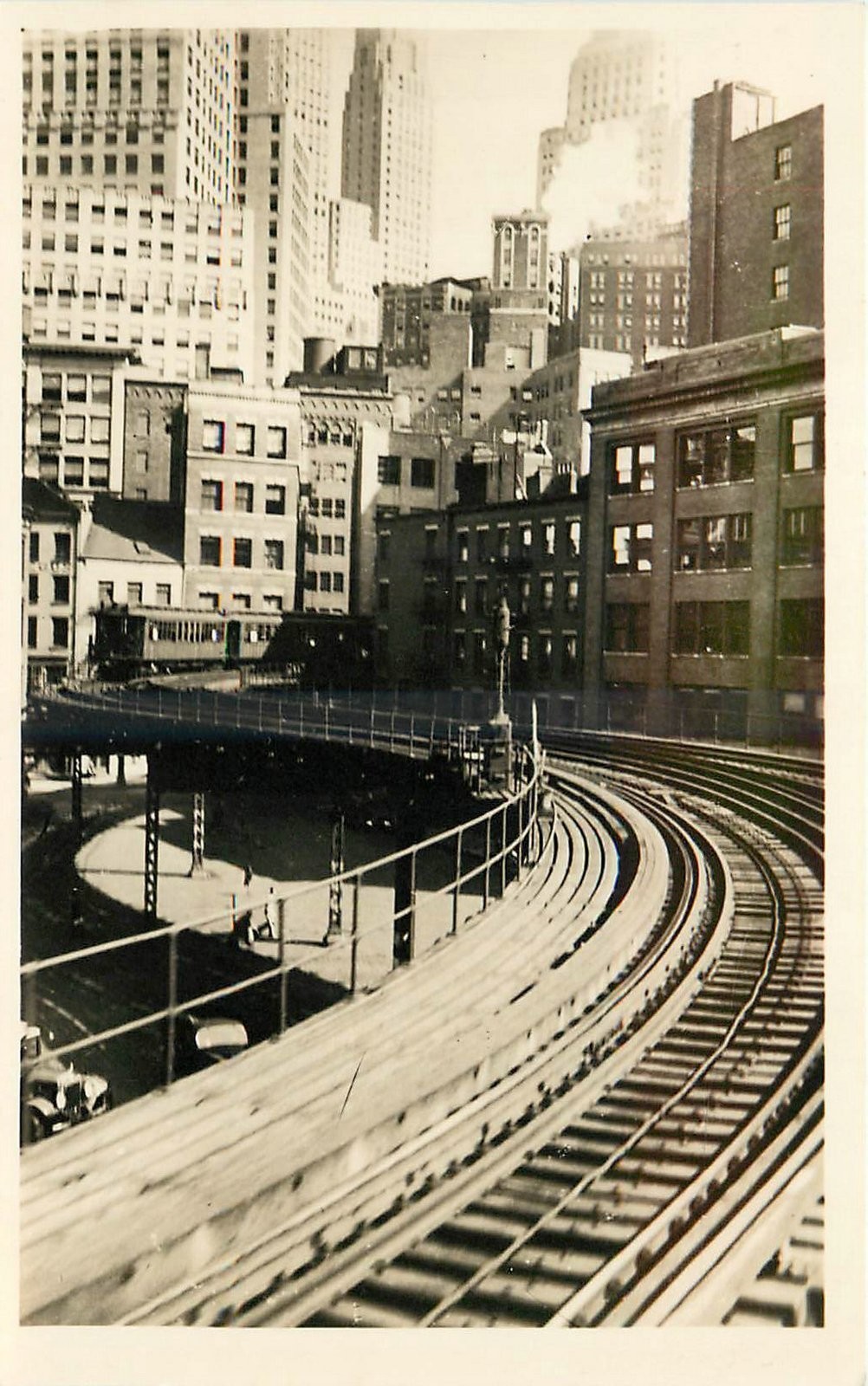 1920s Hanover Square Elevator Railway New York #10 RPPC Postcard 26-1836