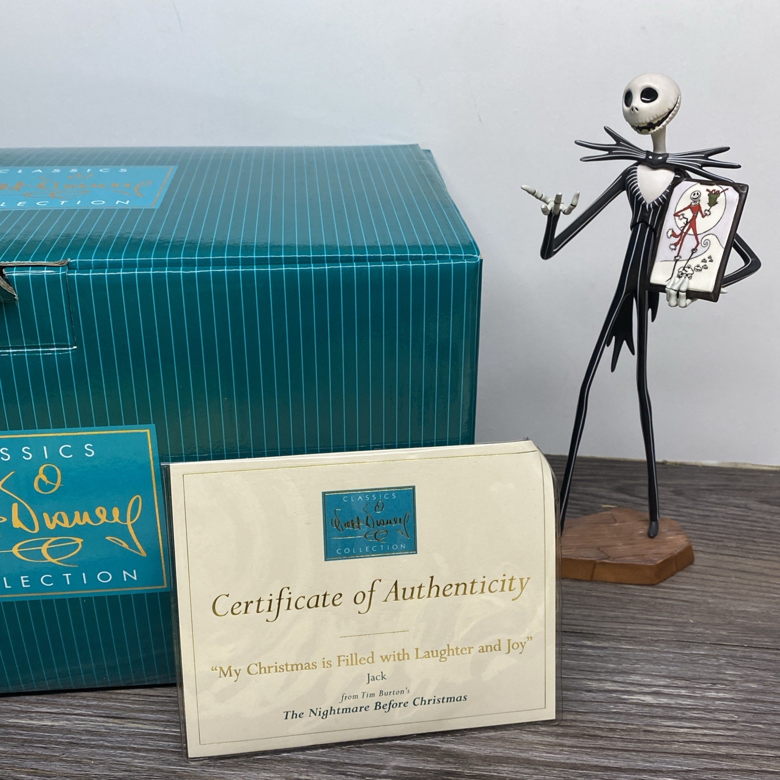 WDCC The Nightmare Before Christmas Jack Skellington Filled Laughter And Joy WDCC The Nightmare Before Christmas Jack Skellington Filled Laughter And Joy