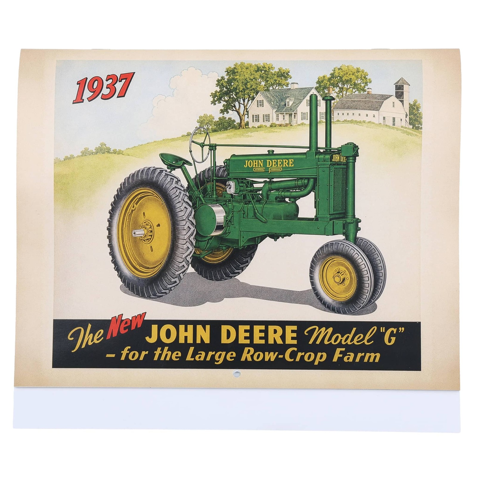 2027 Vintage John Deere Calendar Featuring 1937 Tractors
