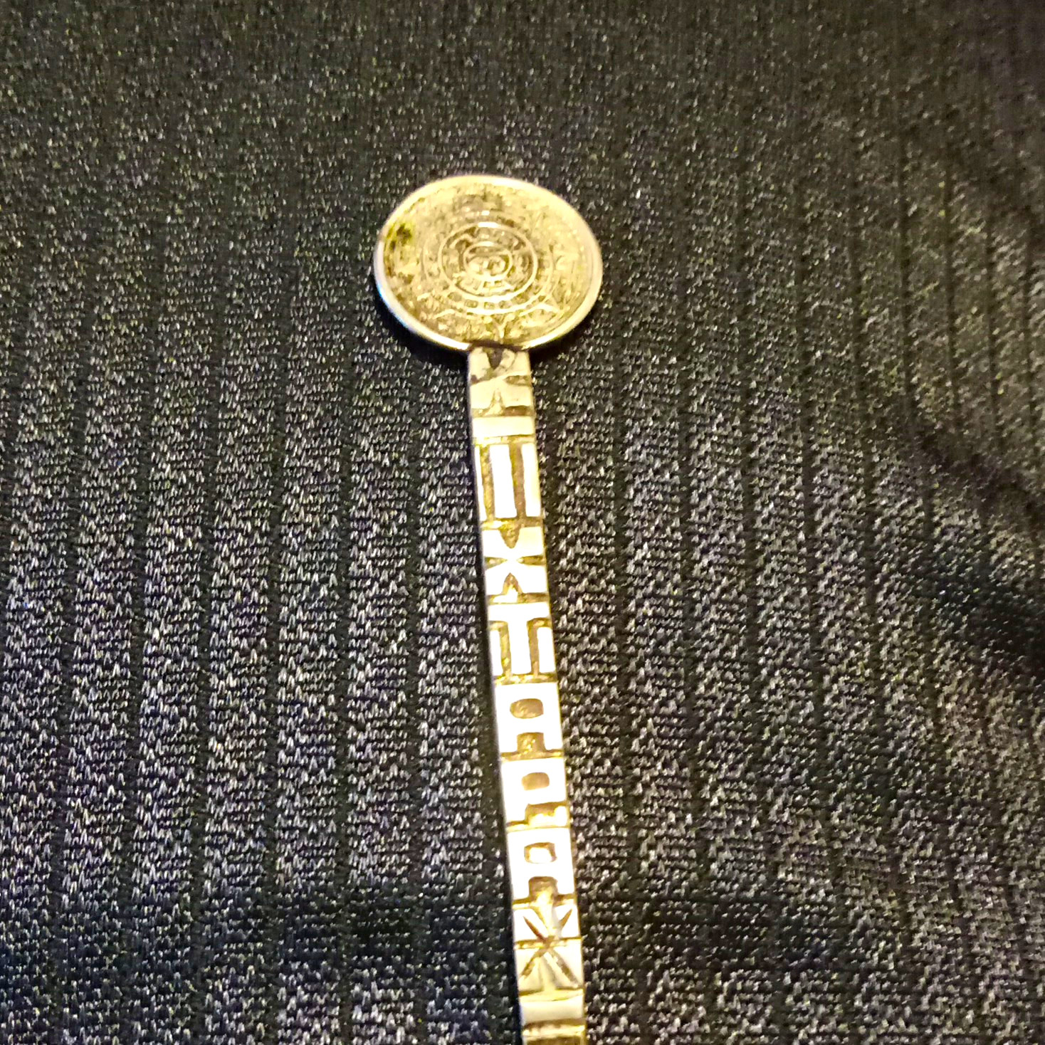 Teotihuacan Mexico Souvenir Spoon - Mexican Teotihuacan Travel Collectible Teotihuacan Mexico Souvenir Spoon - Mexican Teotihuacan Travel Collectible