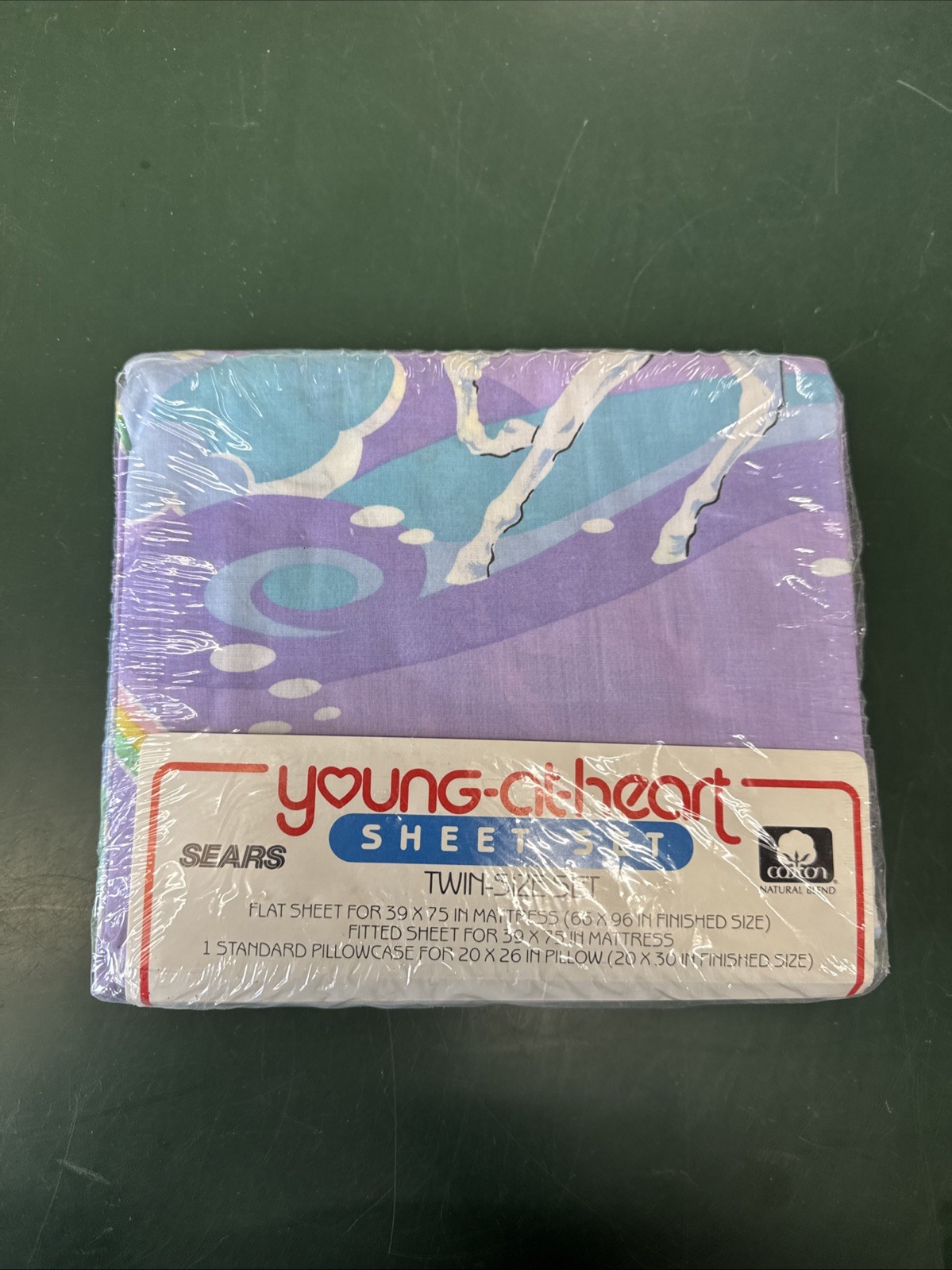 New Young at Heart VINTAGE Sears Unicorn FULL SHEET SET