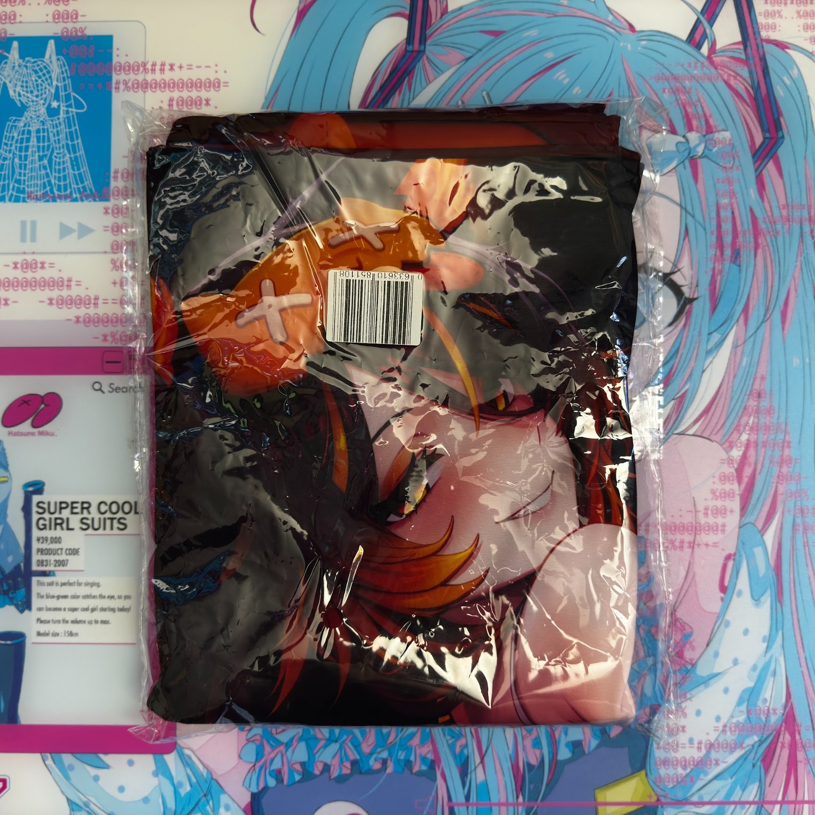 [NEW/UNUSED] Sinder x Gamersupps/Waifucups Hugging Pillow Cover