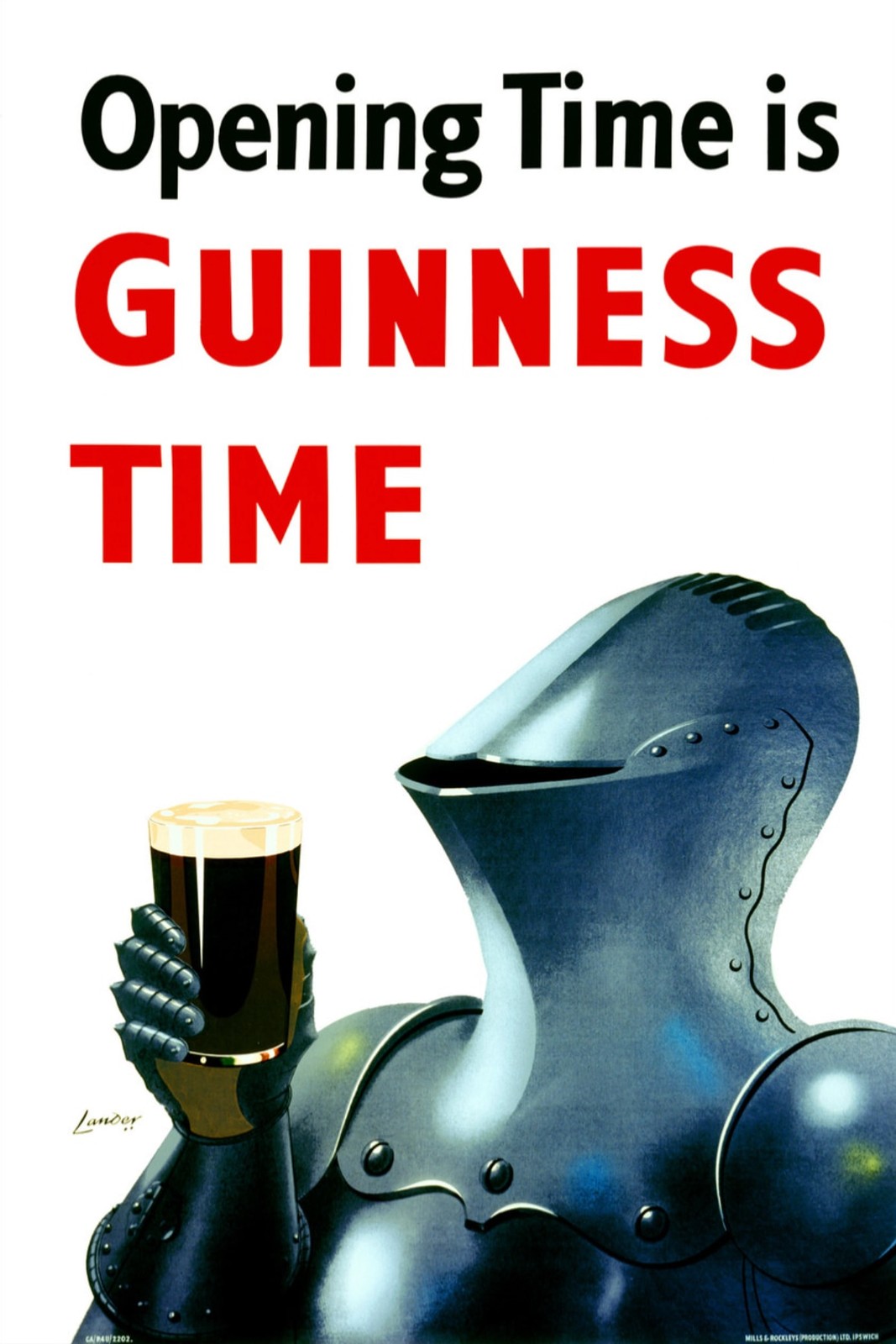 🍺 Guinness Time Knight Vintage Style Poster - 16x24” Premium Matte Paper 200GSM 🍺 Guinness Time Knight Vintage Style Poster - 16x24” Premium Matte Paper 200GSM