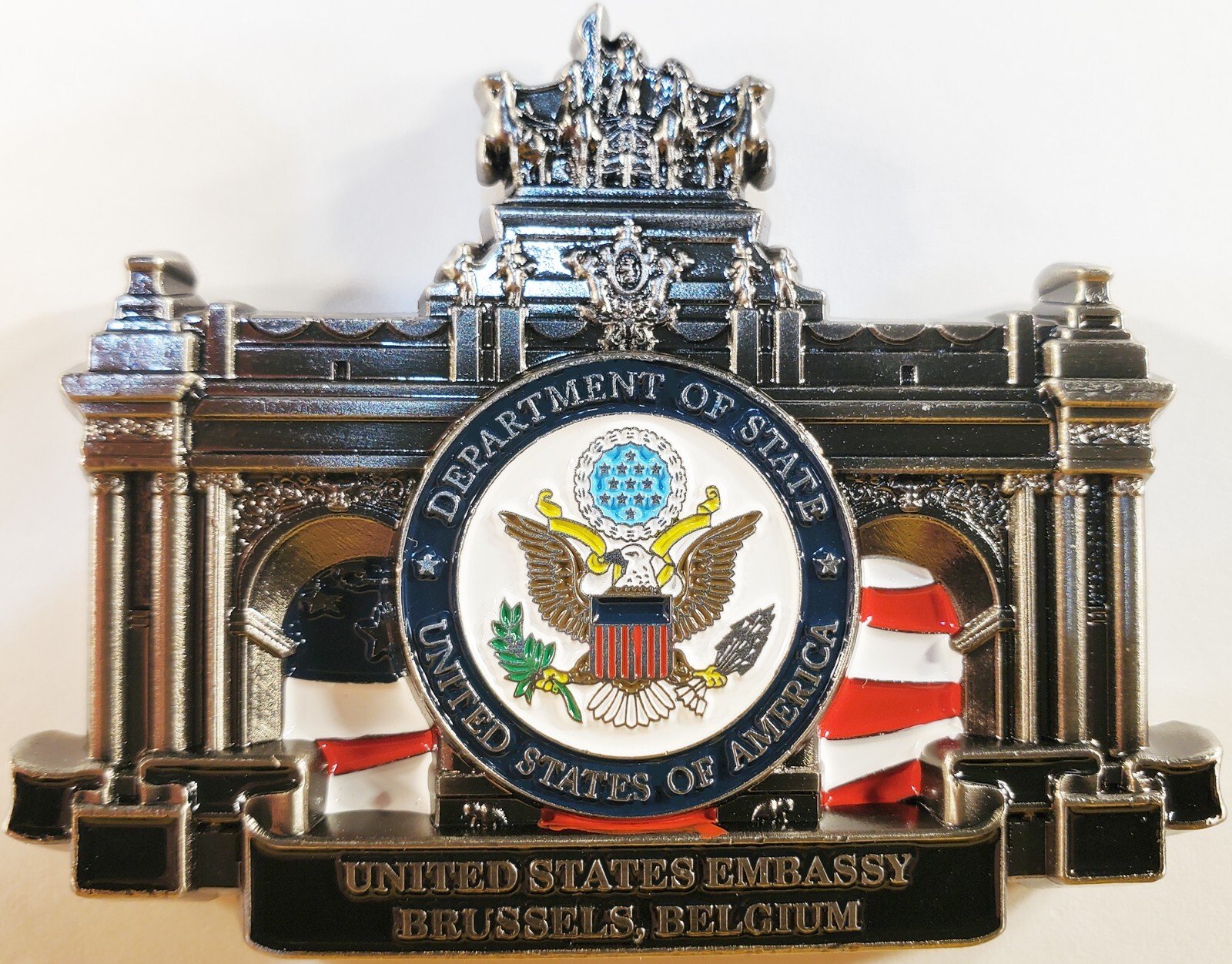 US State Department US Embassy Brussels Belgium Challenge Coin. 2
