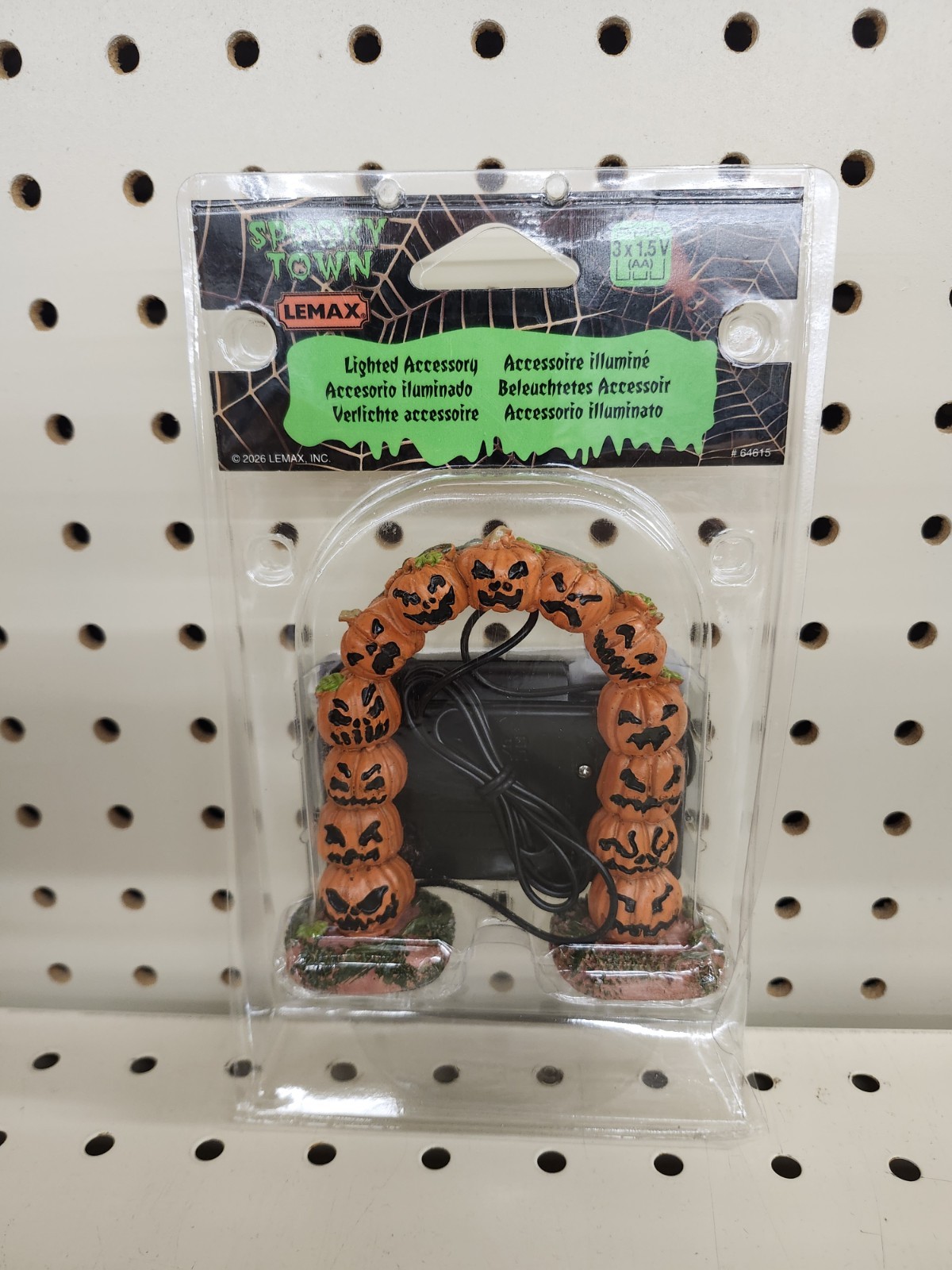 Lemax Spooky Town Halloween Lighted Arch #64615 Lemax Spooky Town Halloween Lighted Arch #64615