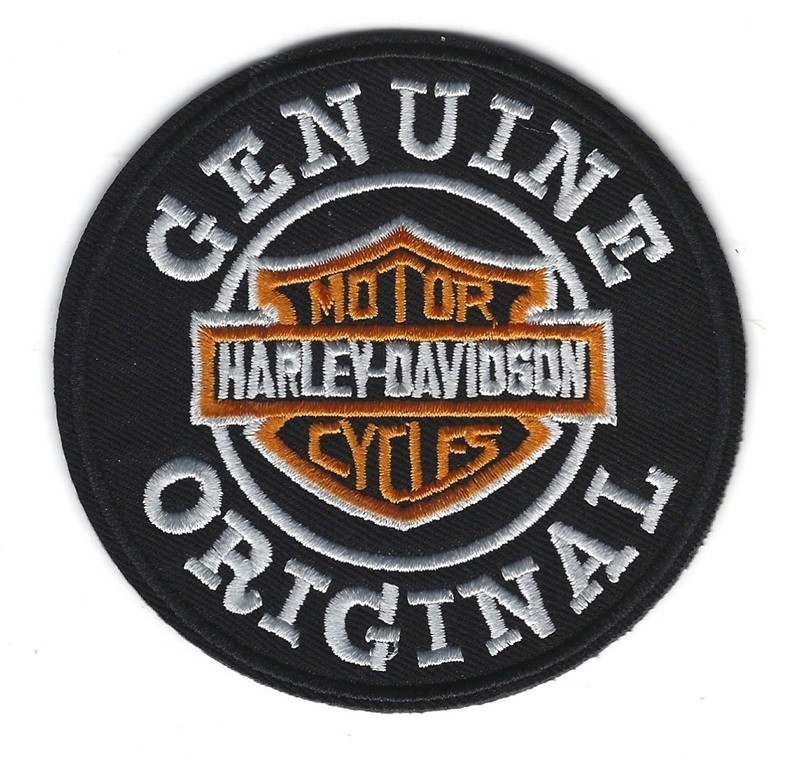 Harley Davidson Motorcycles Iron On Patch Genuine Original 3.5 Harley Davidson Motorcycles Iron On Patch Genuine Original 3.5