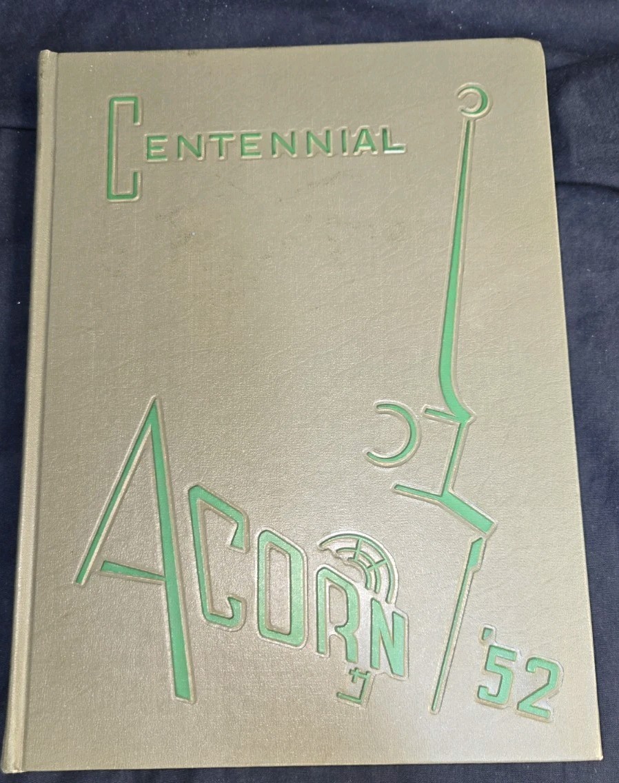 1952 Coe College The Centennial Acorn Yearbook Cedar Rapids, Iowa 52402